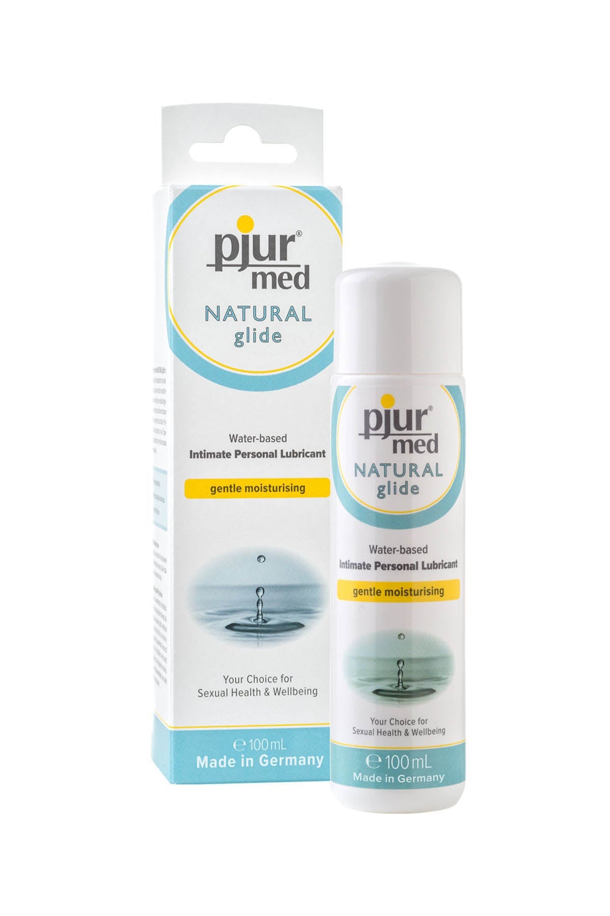 Pjur Med Natural Glide 100 ml gentle water based lubricant with herbal glycerine