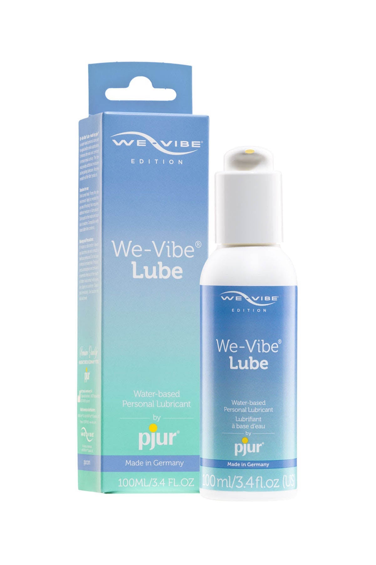 Pjur We Vibe 100 ml water based personal lubricant for use with toys