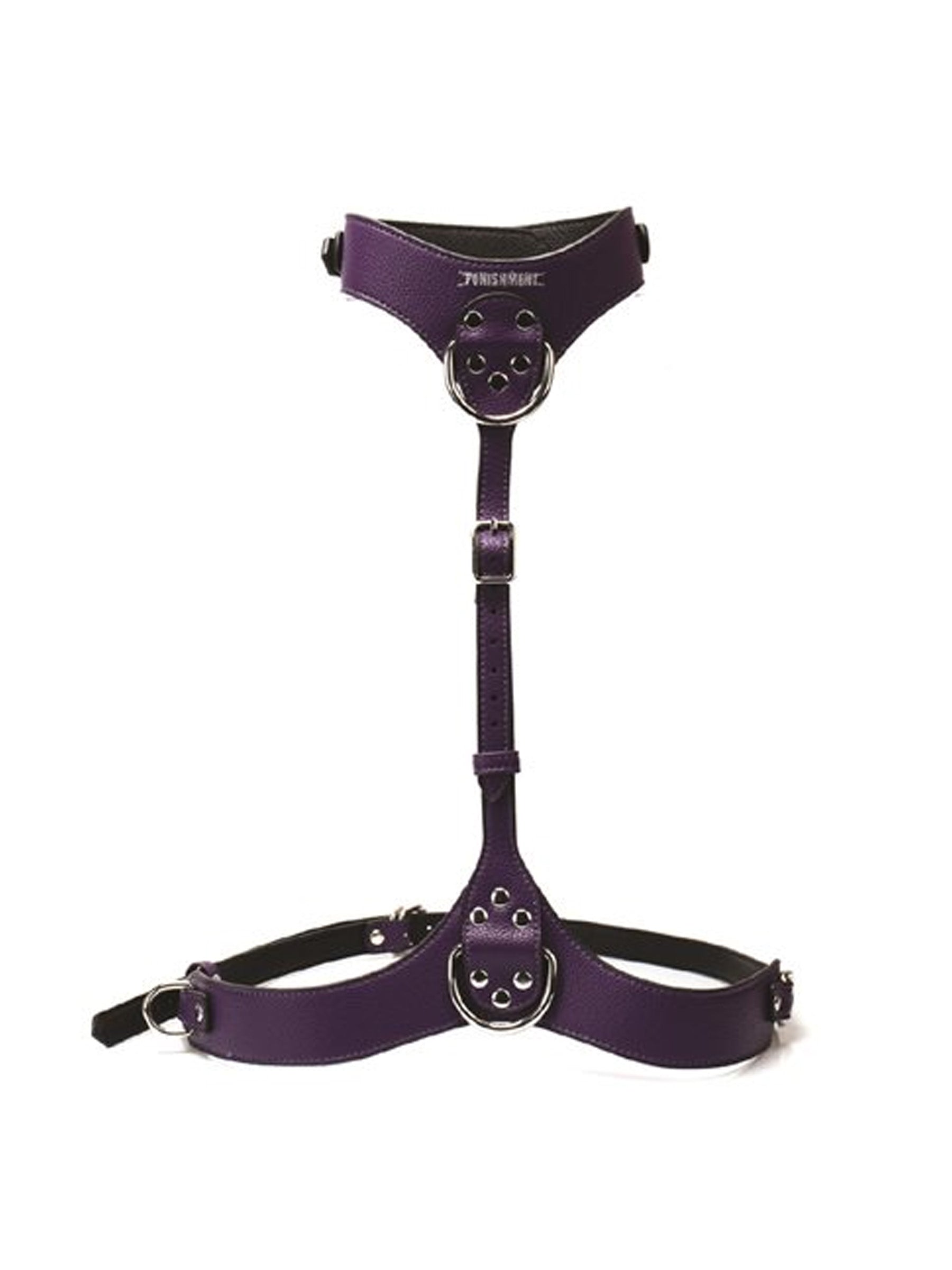 Punishment Chest Harness - Bondage Wear Purple