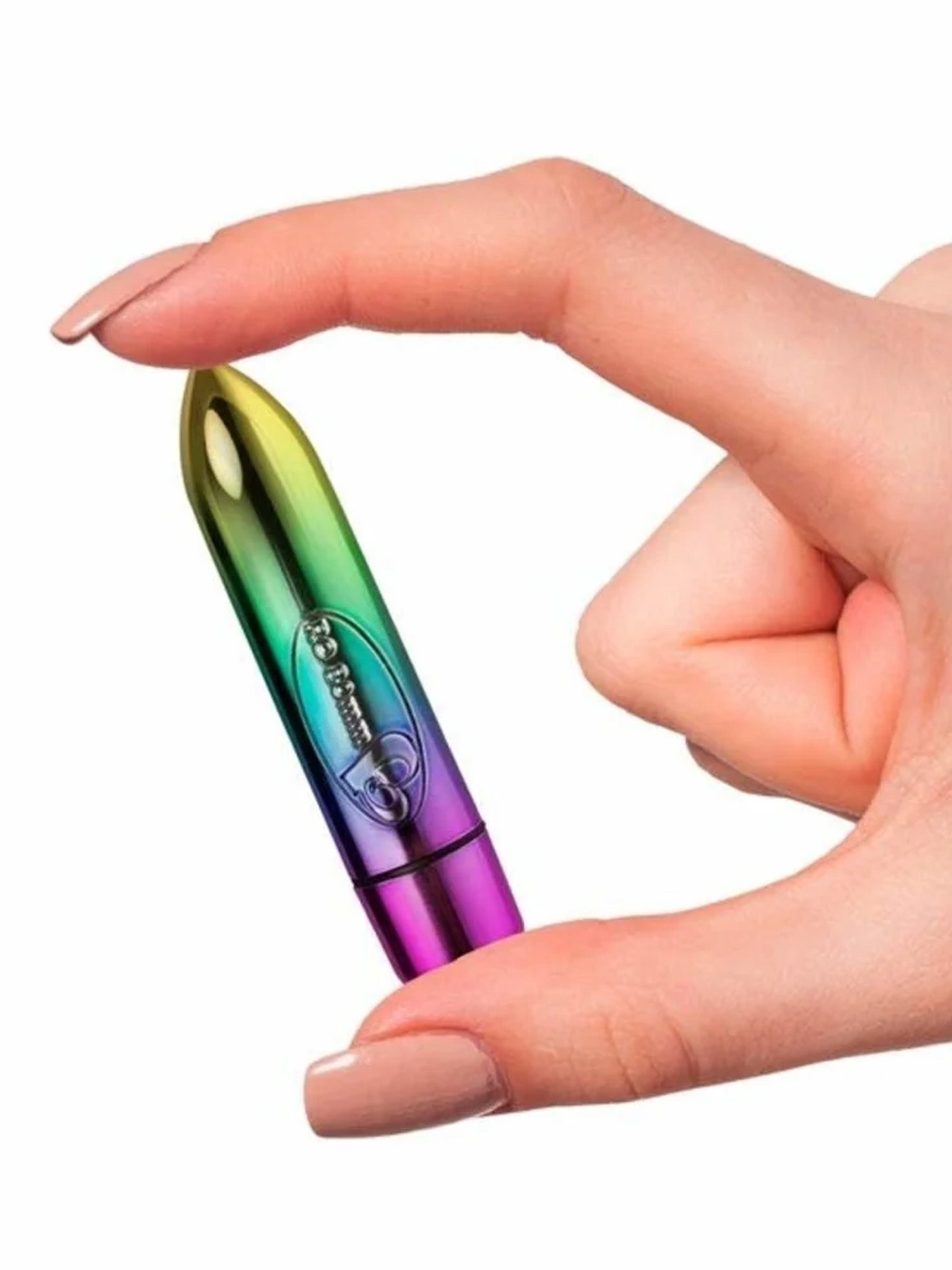 Rocks Off RO-80mm 7 Speed Bullet Vibrator - Rainbow