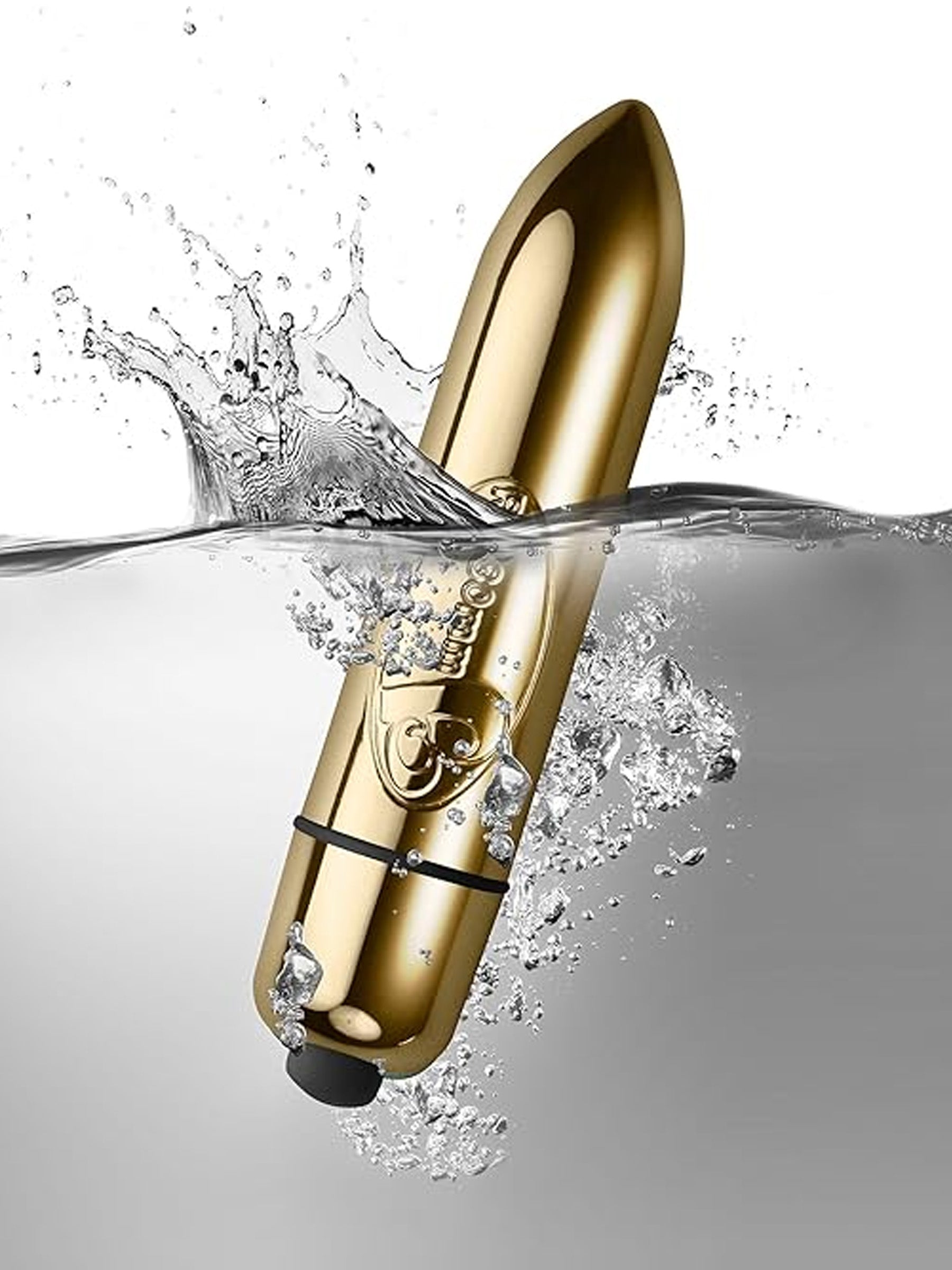 Rocks Off RO-80mm Champagne Gold Bullet Vibrator