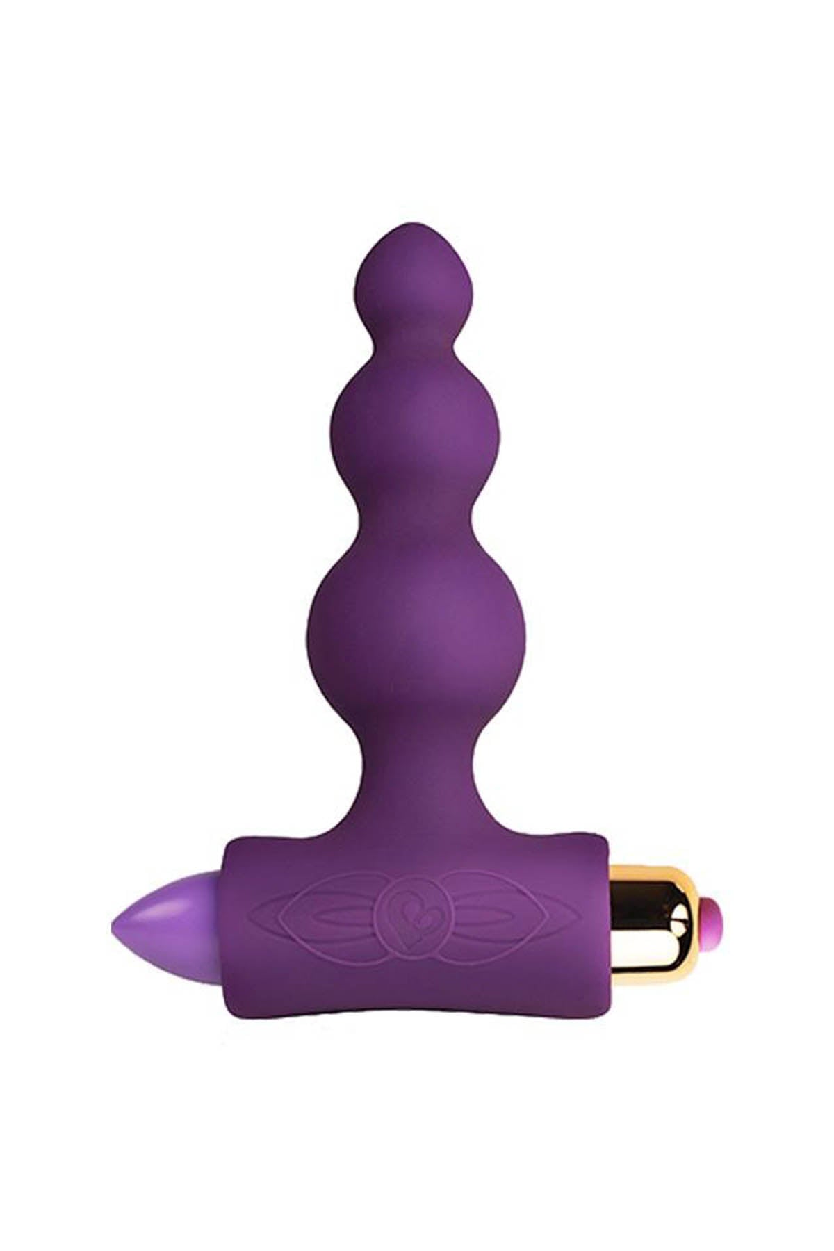 Rocks Off Bubbles Petite Sensations beaded anal plug with slim design