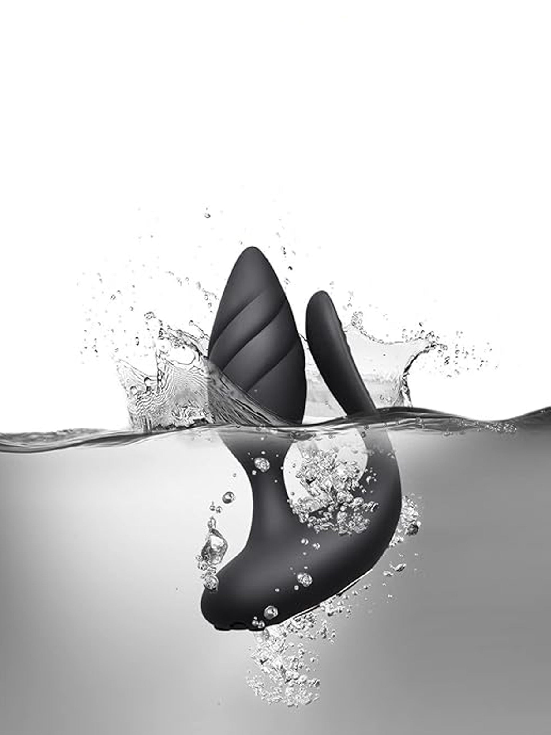 Rocks Off Cocktail Couples Vibrator - Black