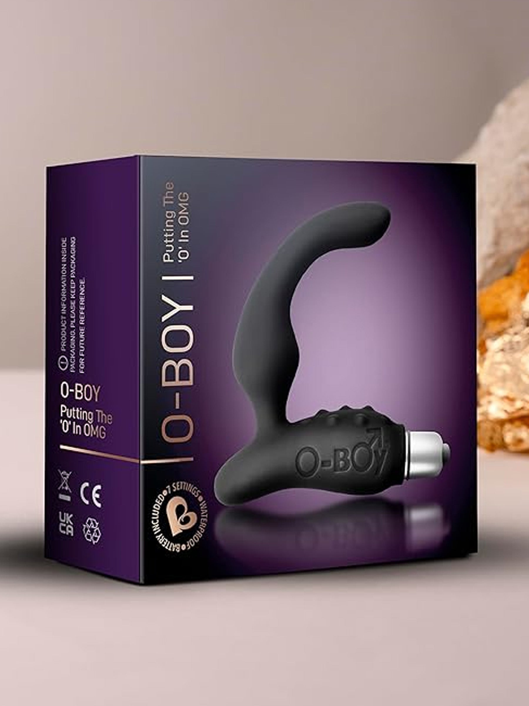 Rocks Off O-Boy 7 Prostate Massager - Black