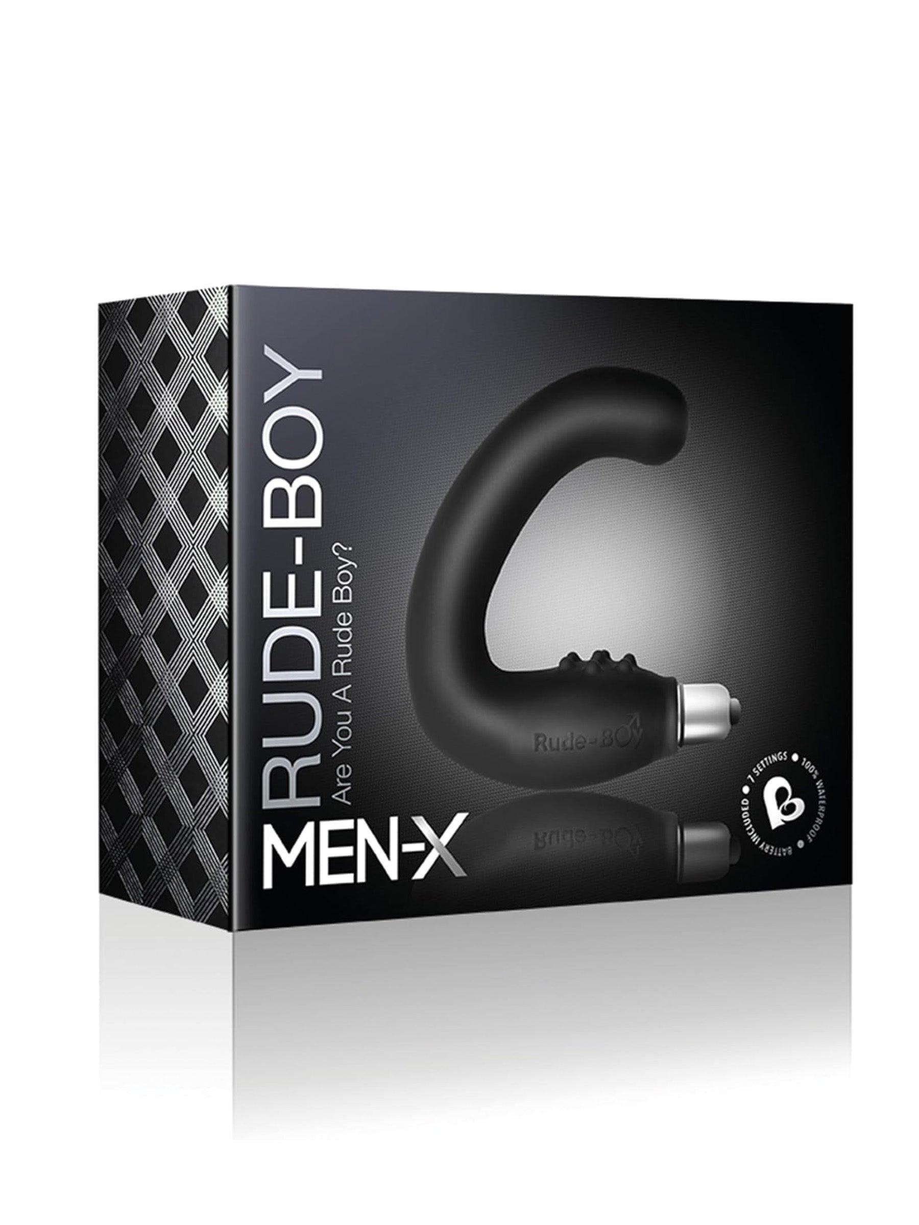 Rocks Off Rude-Boy 7 Prostate Massager - Black