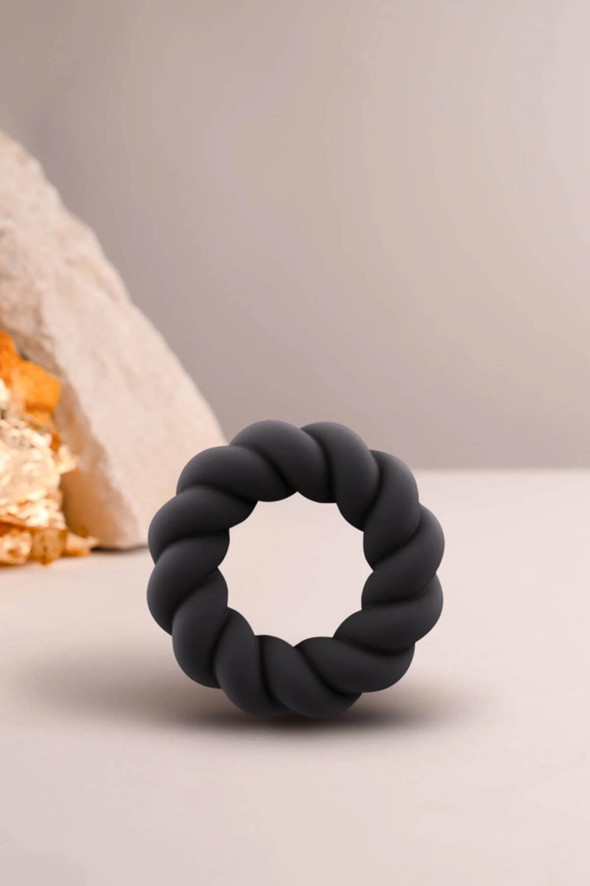 Rocks Off Twist - Silicone Cock Ring