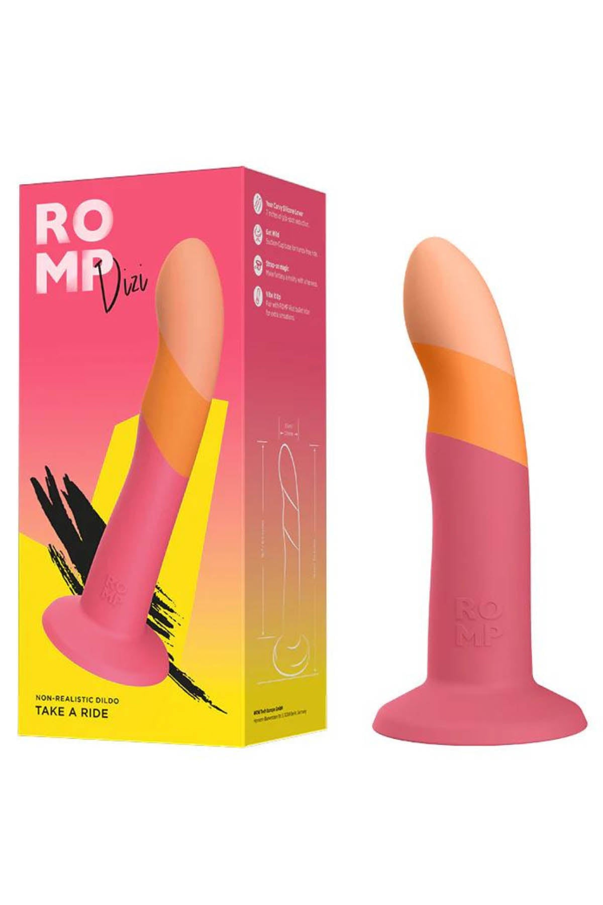 Romp Dizi Suction Cup Dildo 7 Inch