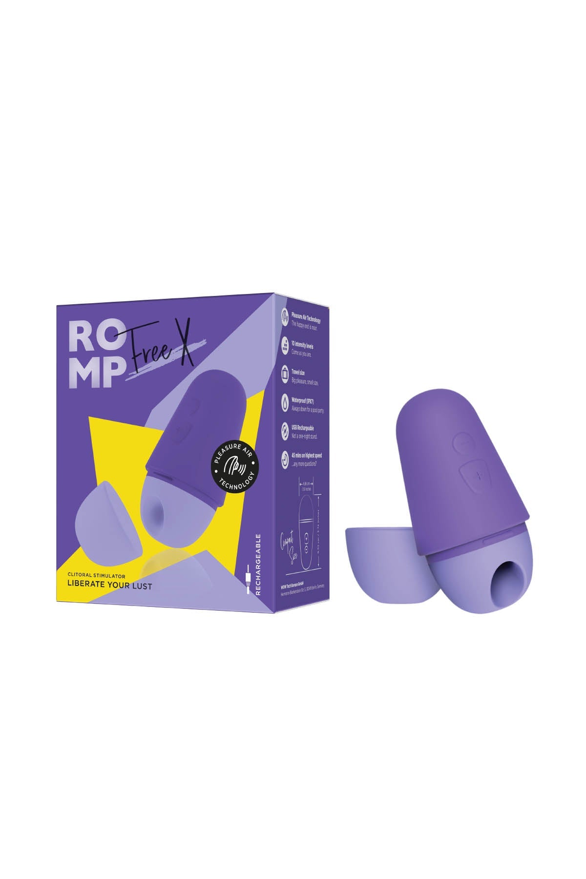 Romp Free X - Clitoral Suction Vibrator
