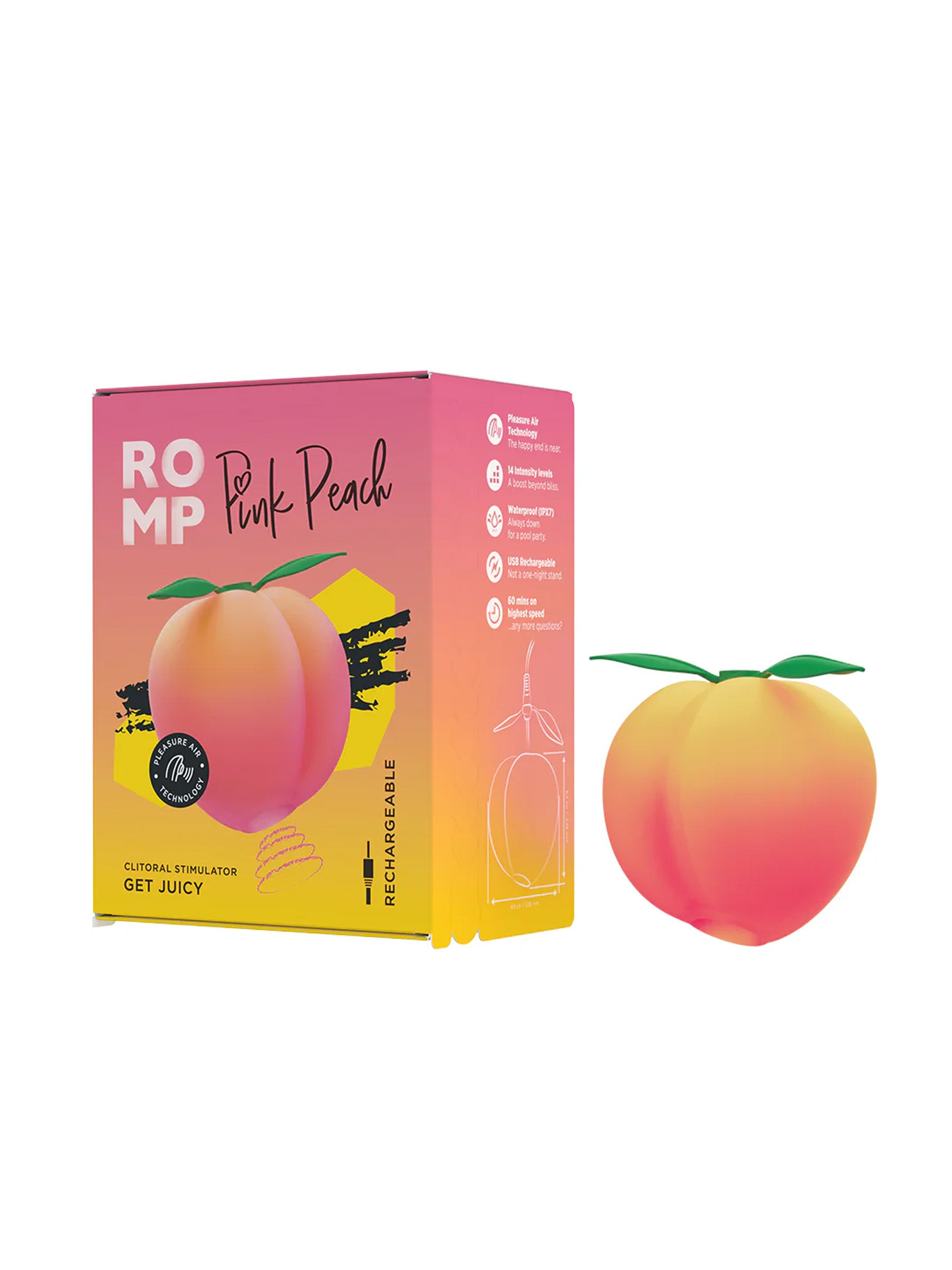 Romp Pink Peach Clitoral Vibrator