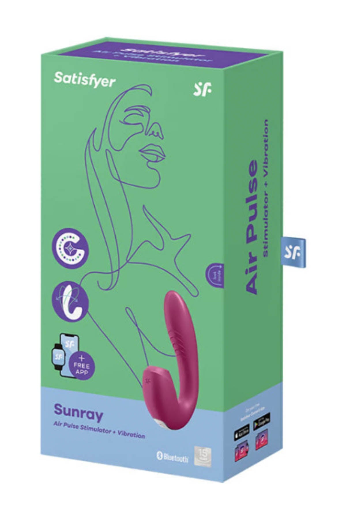 Satisfyer Sunray Berry - Air Pulse Stimulator
