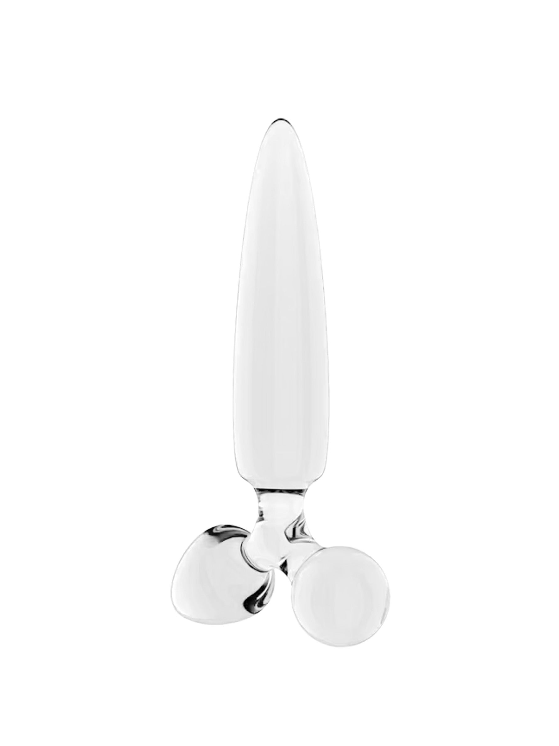 Satisfyer Triple Crystal 1 Glass Dildo Transparent