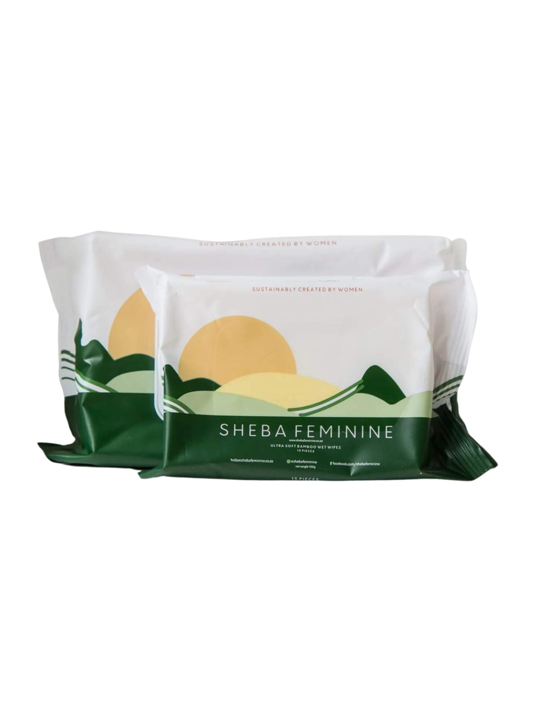 Sheba Feminine Intimate Bamboo Wipes