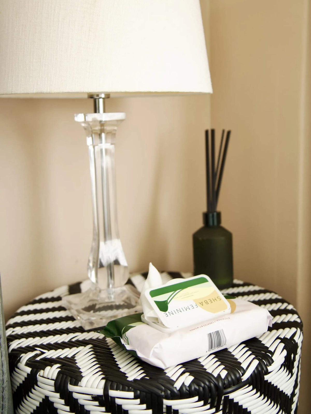 Sheba Feminine Intimate Bamboo Wipes