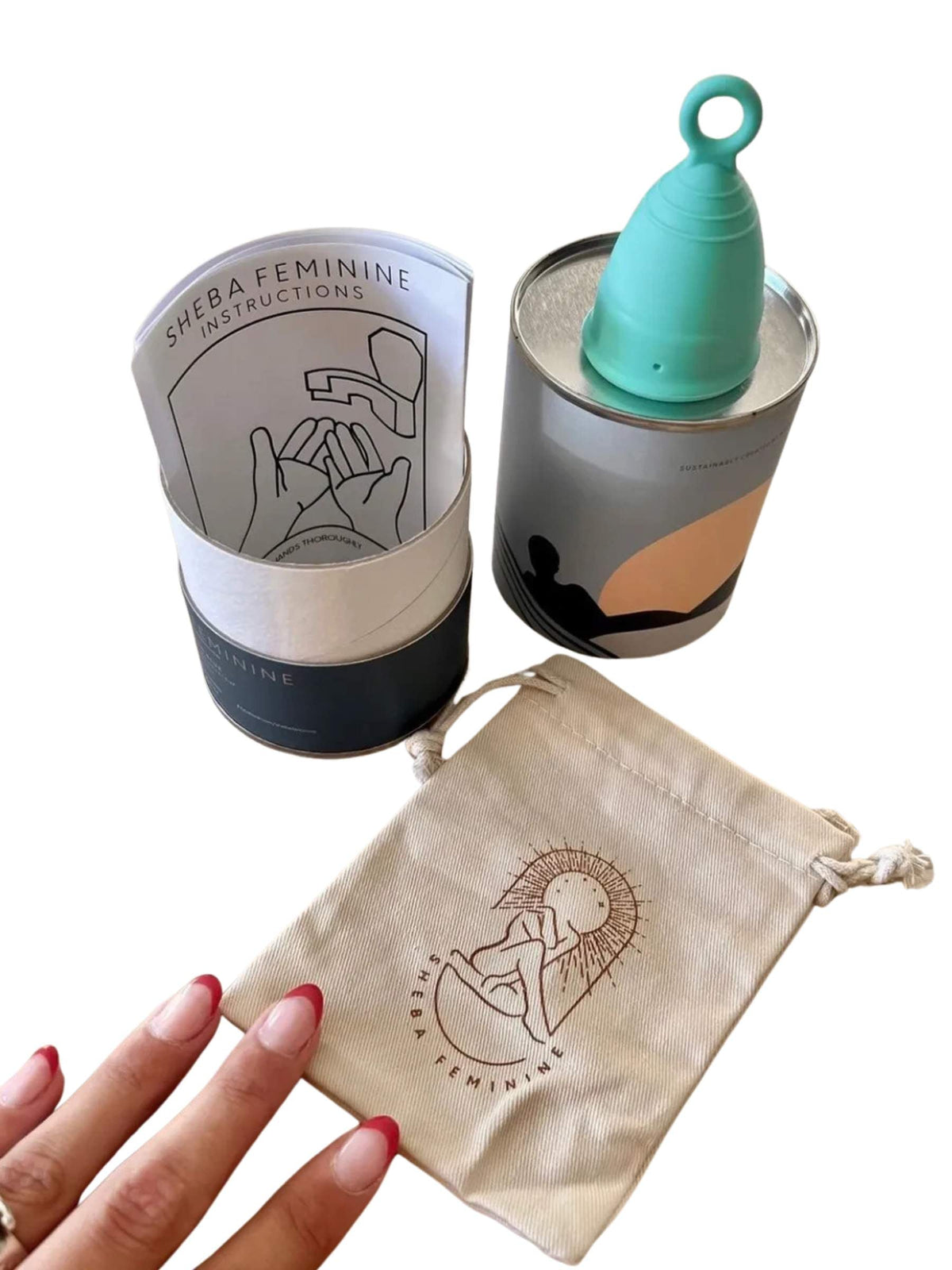 Sheba Feminine Oshun Blue - A Menstrual Cup