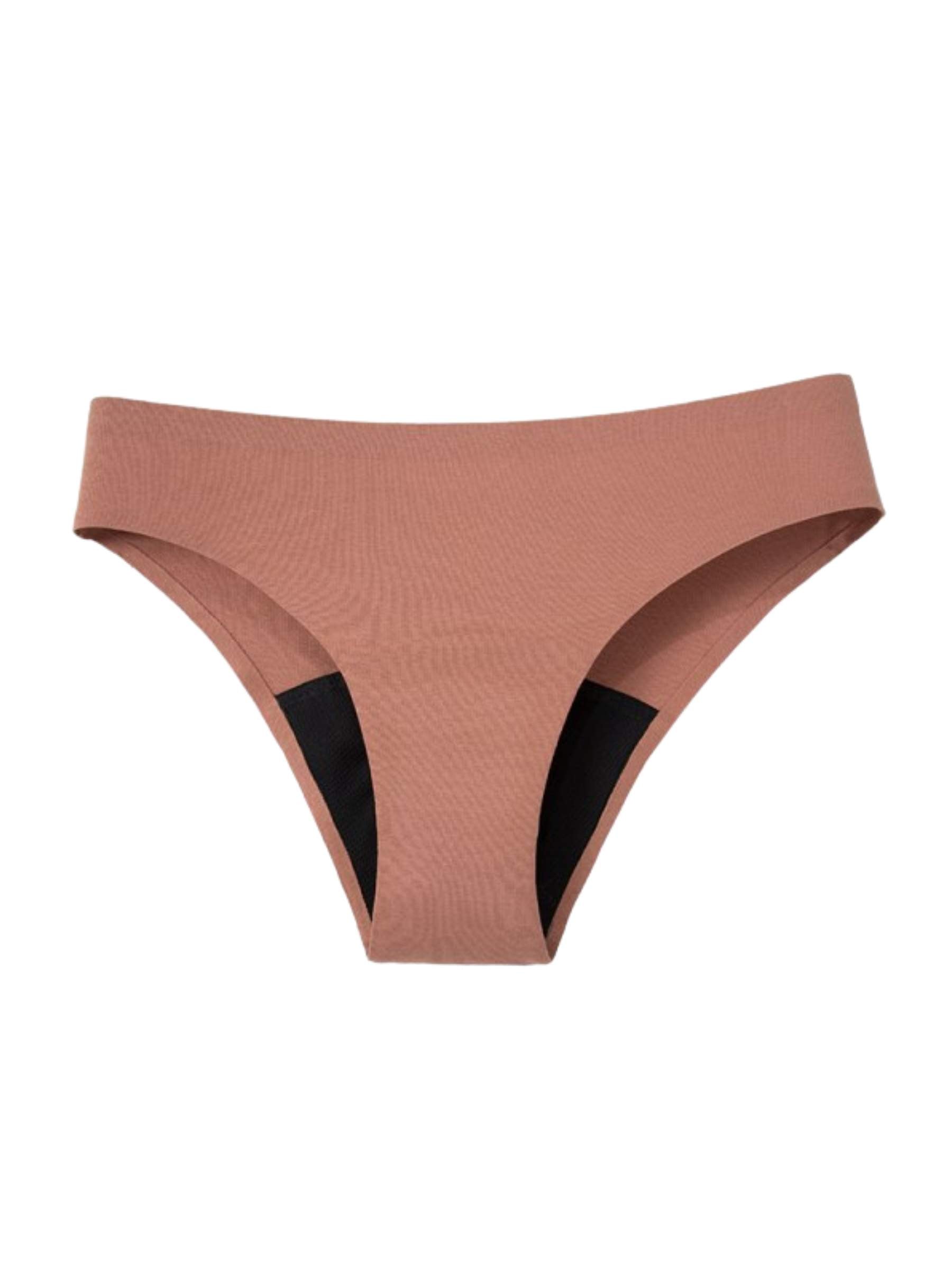 Sheba Period Underwear - Seamless Bikini - Coffee
