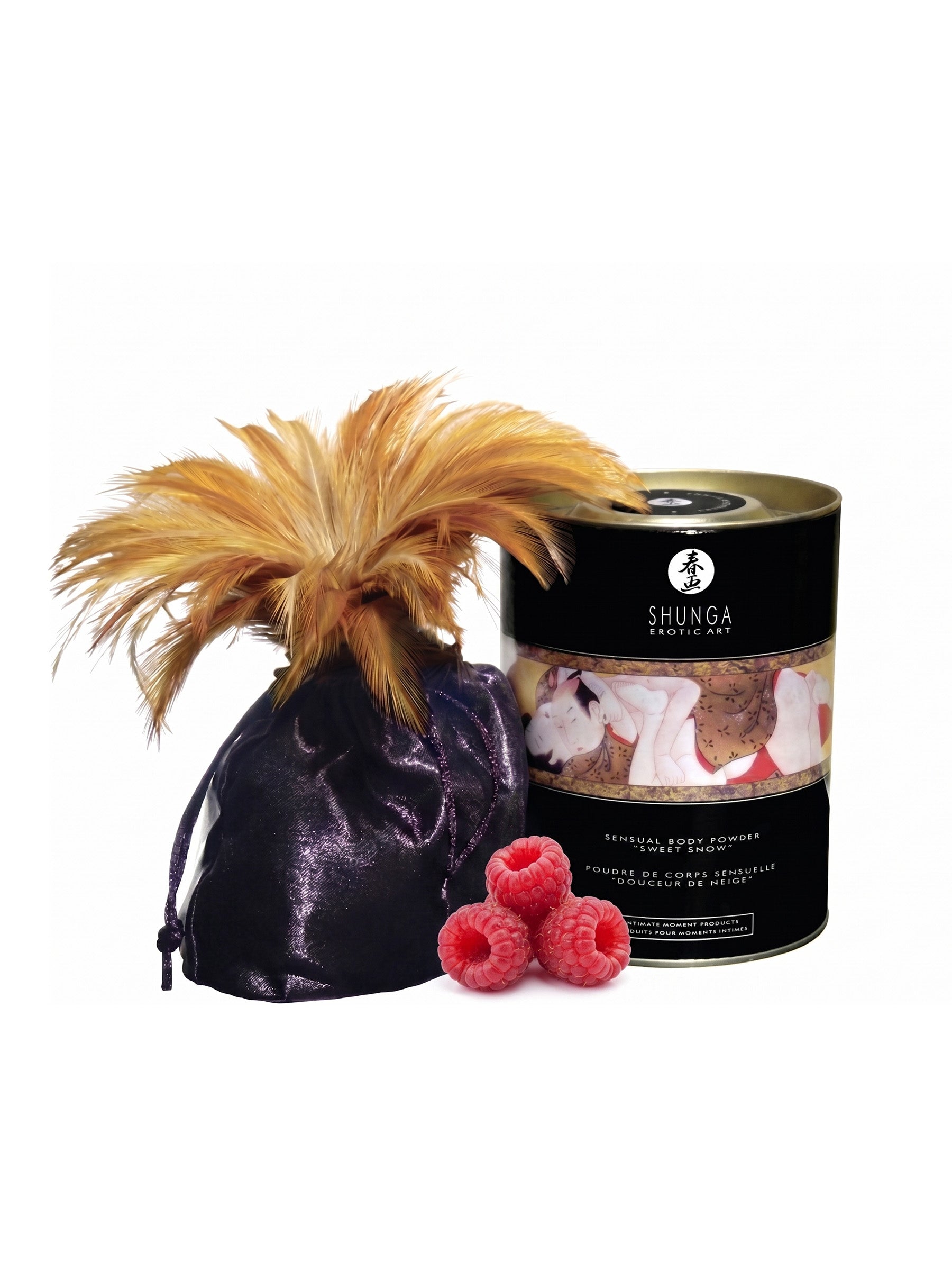 Shunga Edible Body Powder - 228g raspberry