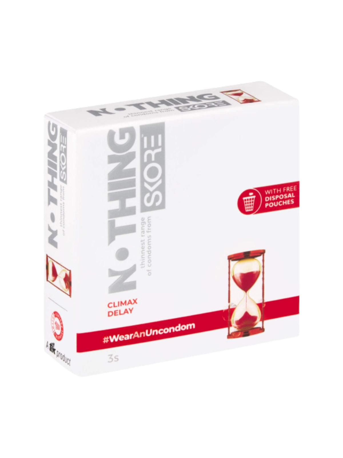 Skore Nothing Climax Delay Condoms - 3 Pack