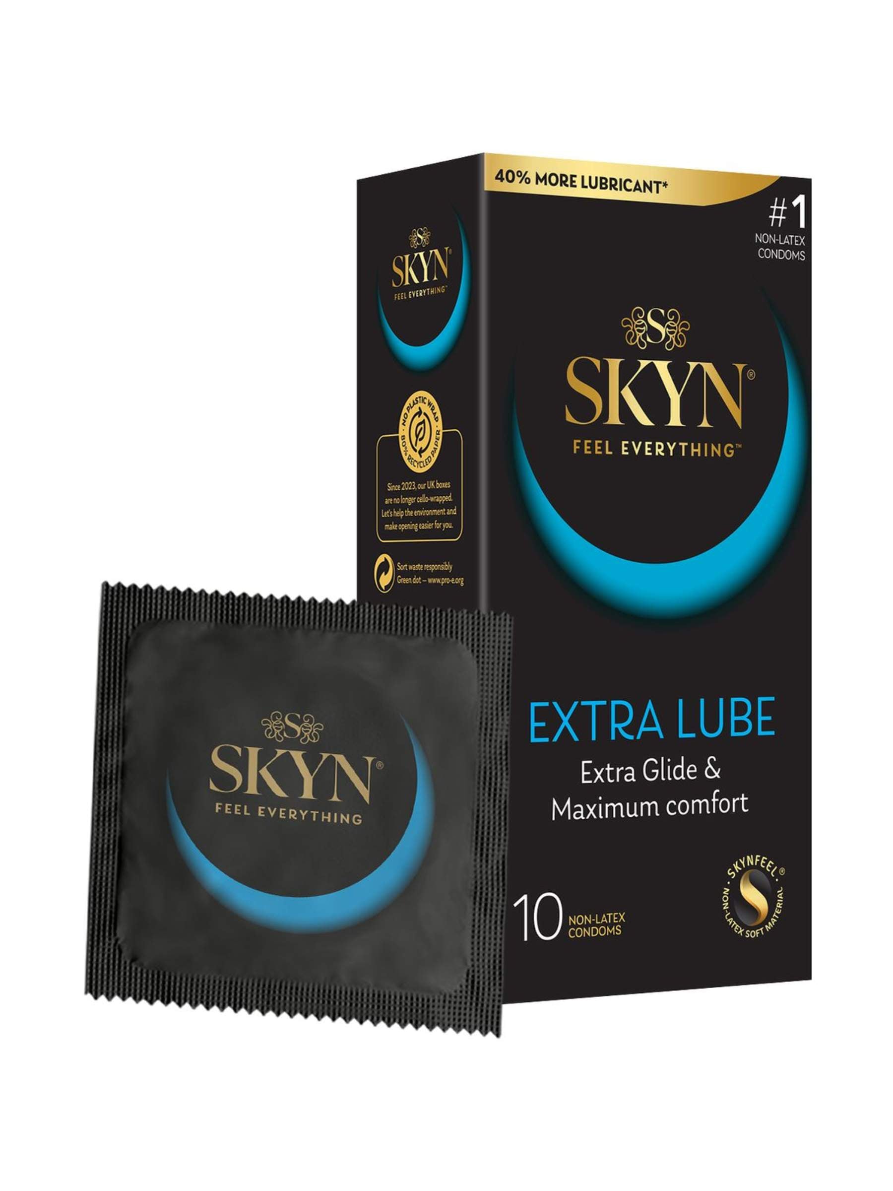 Skyn Extra Lube Latex-Free Condoms - 10 Pack