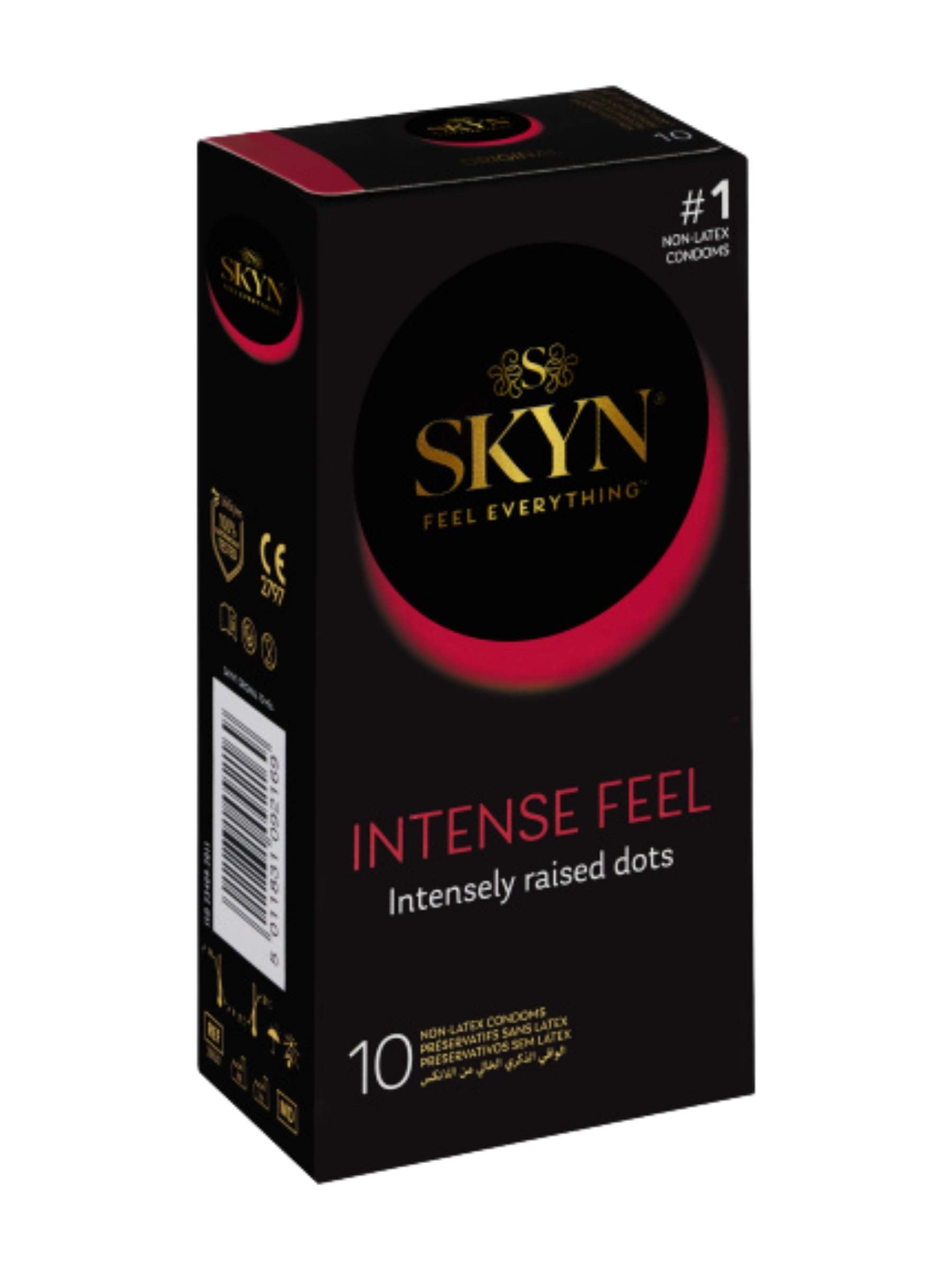 Skyn Intense Feel Condoms - Latex Free - 10 Pack
