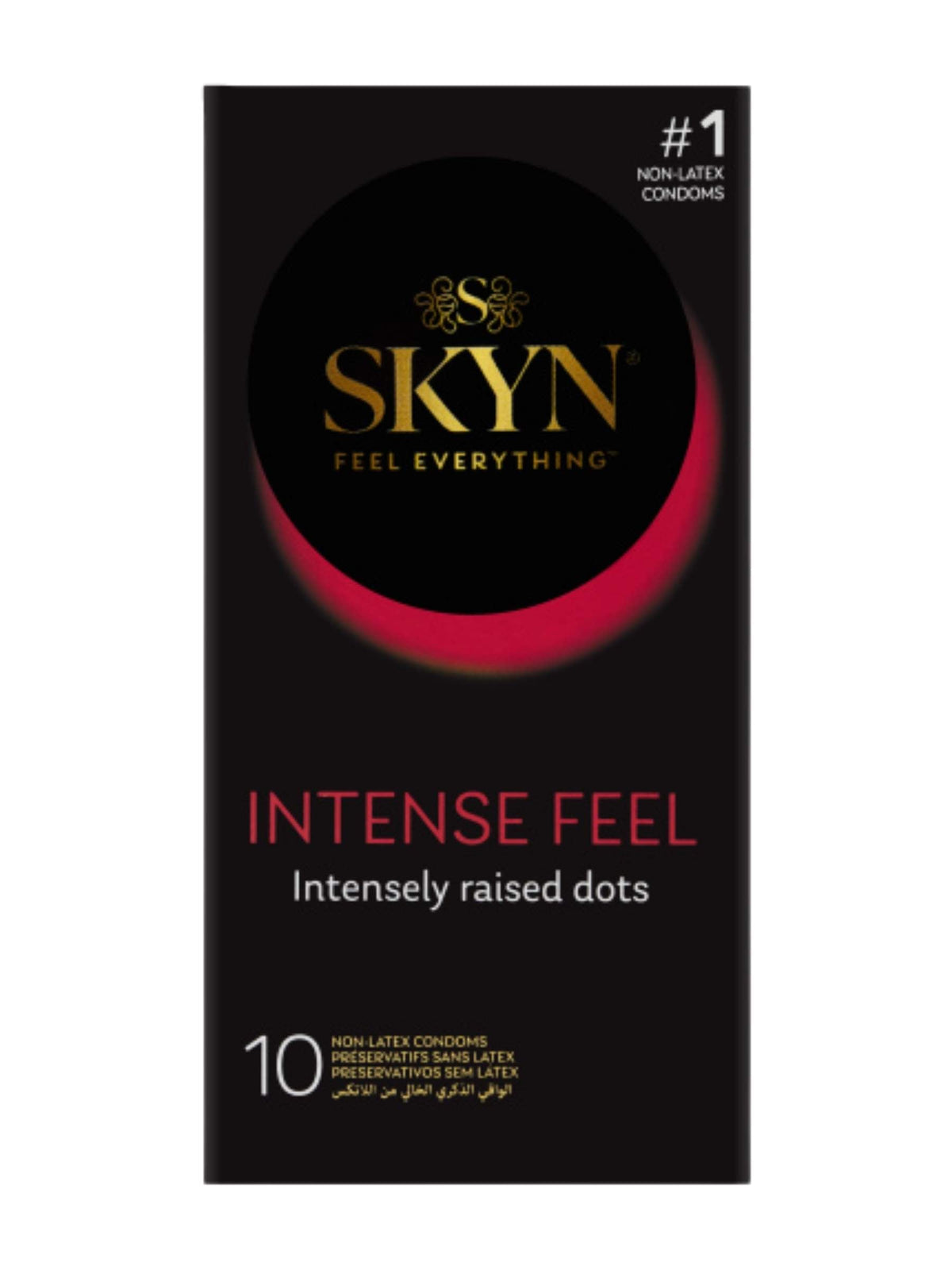 Skyn Intense Feel Condoms - Latex Free - 10 Pack