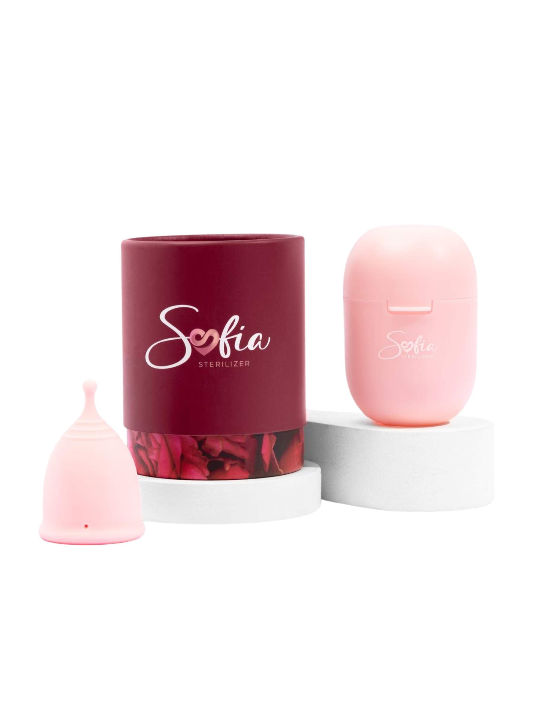 Sofia Menstrual Cup &  Sterilizer Bundle  - Small / Large