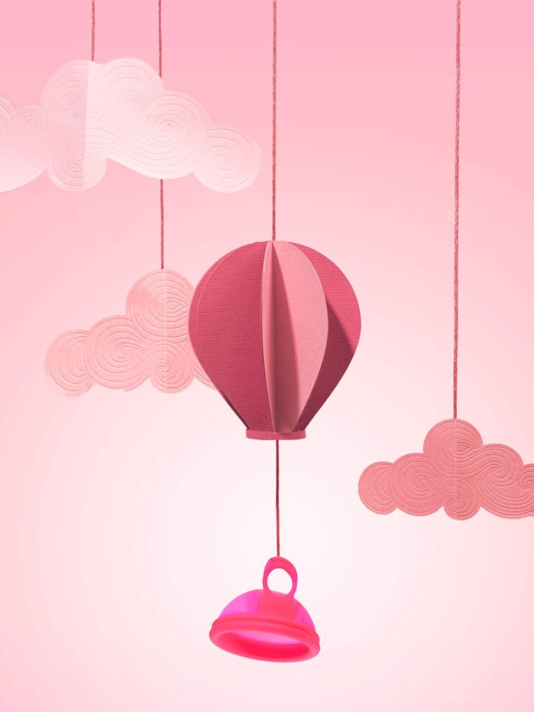 Sofia Menstrual Disc  - Silicone Bright Pink