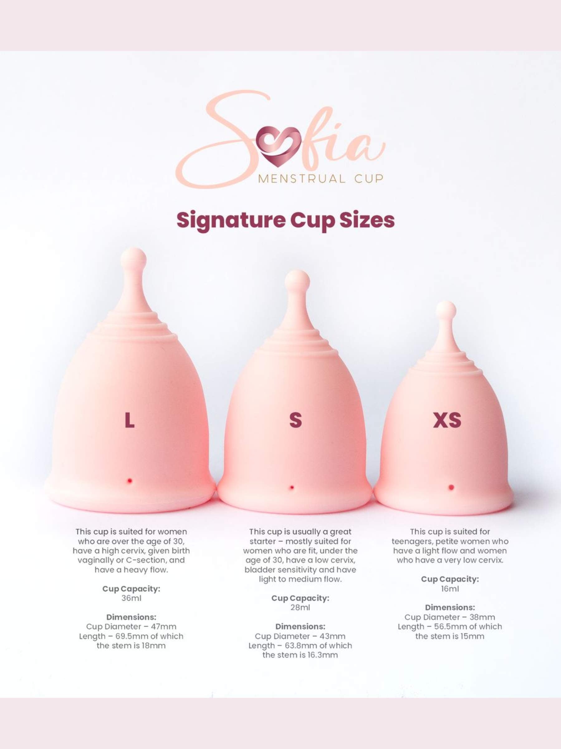 Sofia Menstrual Cup & Sterilizer Sister Bundle