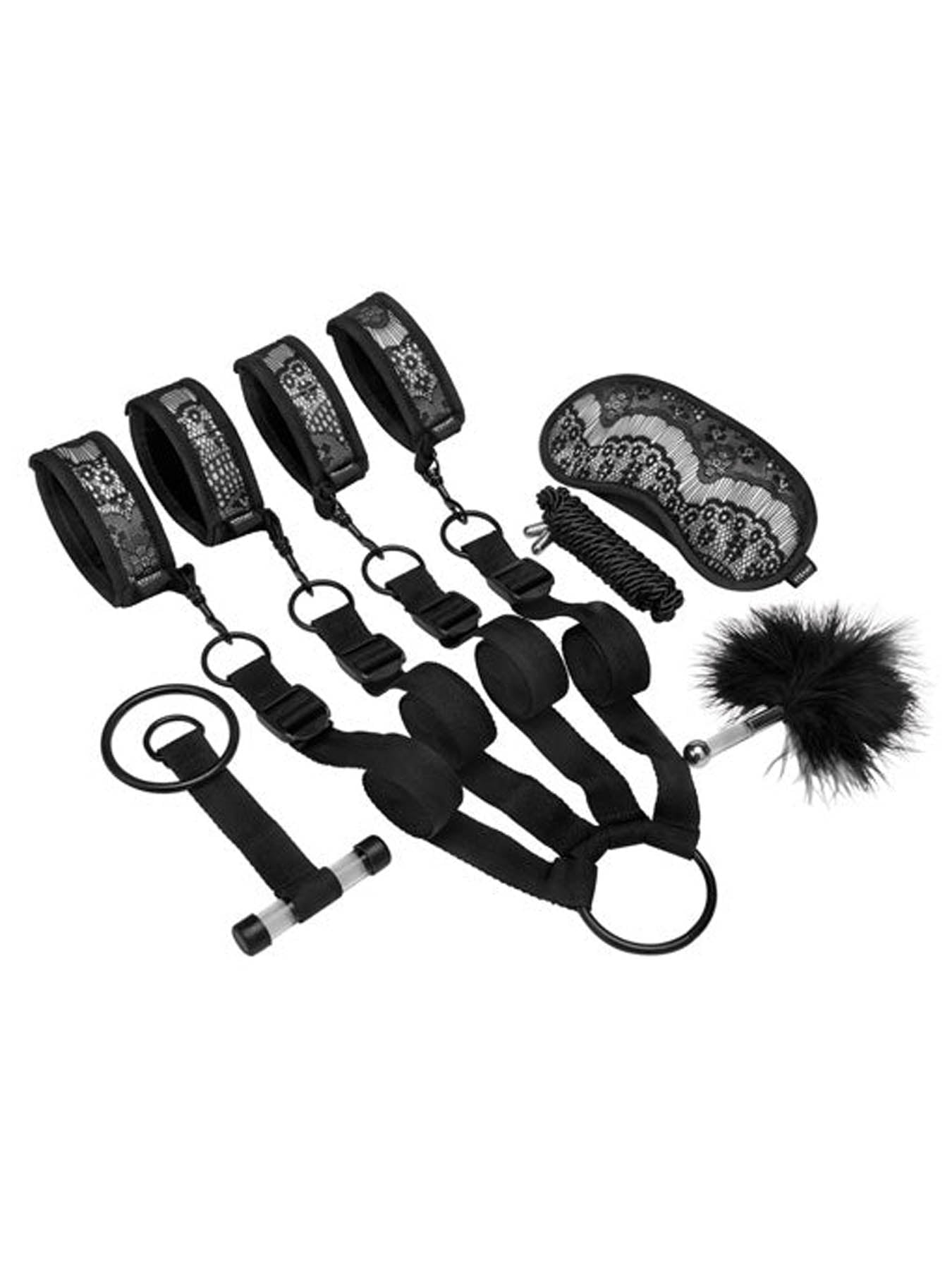 Steamy Shades binding restraint set complete kinky bondage kit