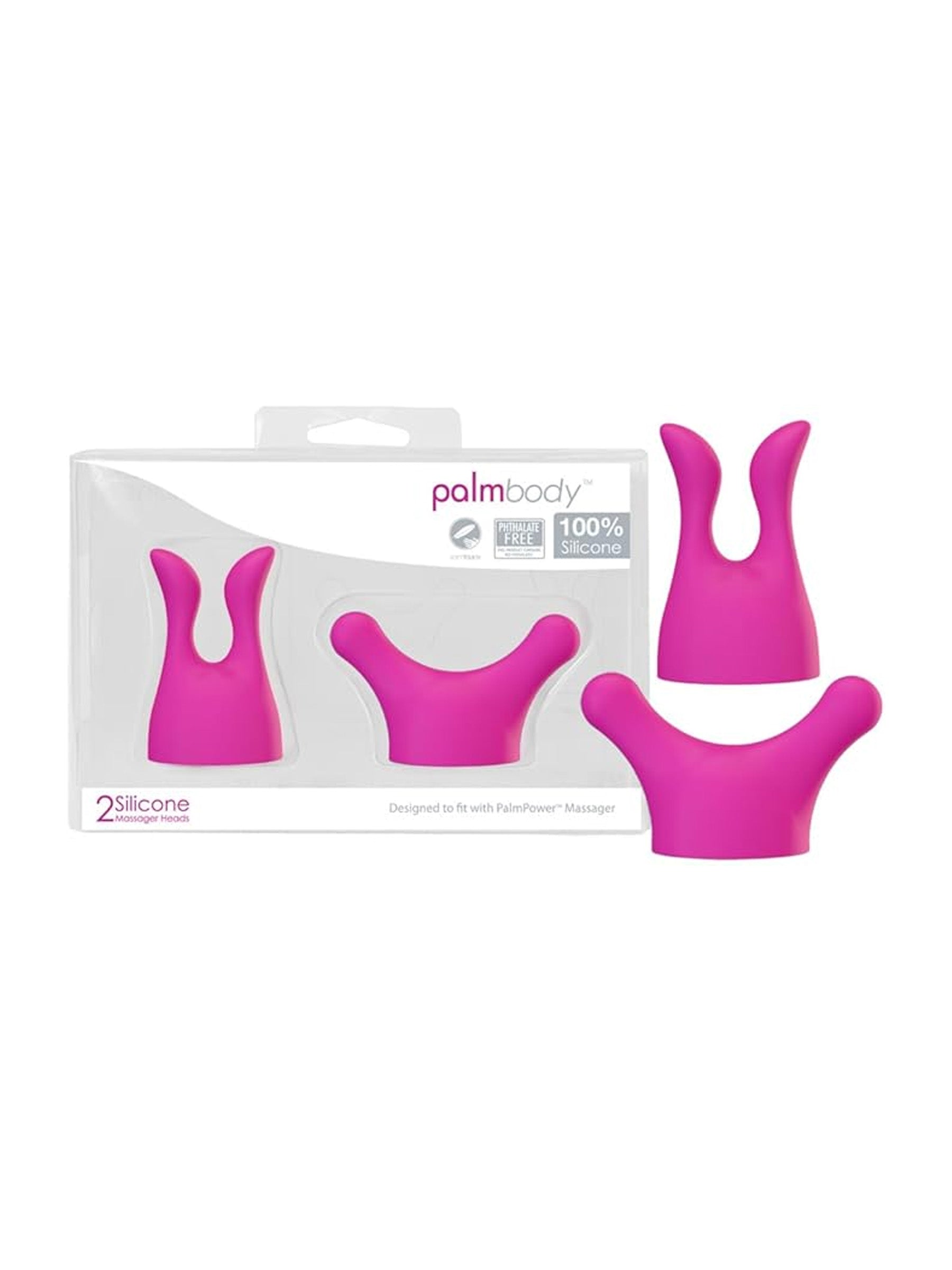 Swan Palm Power Body Massager Interchangeable Silicone Heads