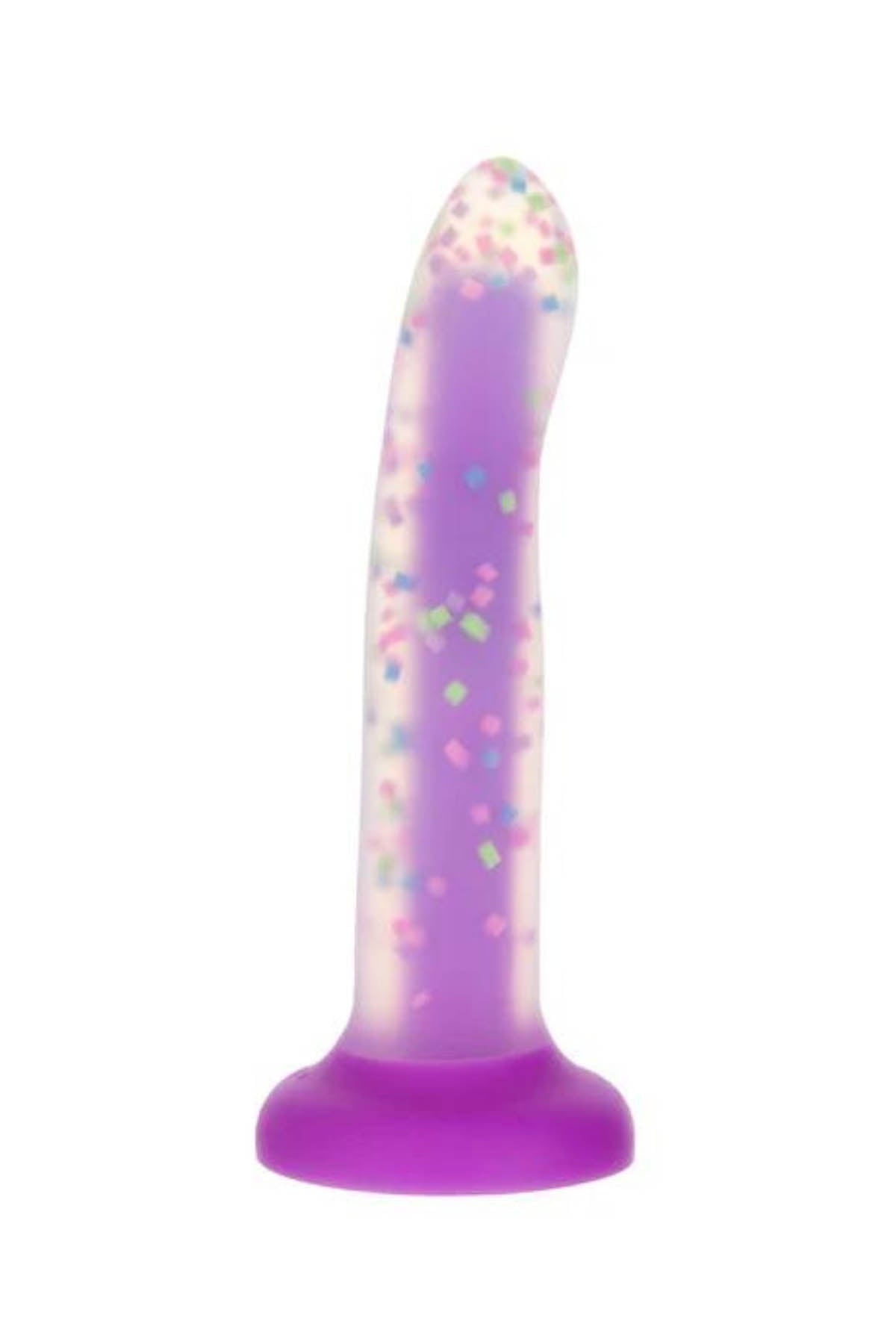 Swan Rave Confetti Glow-In-The-Dark Dildo