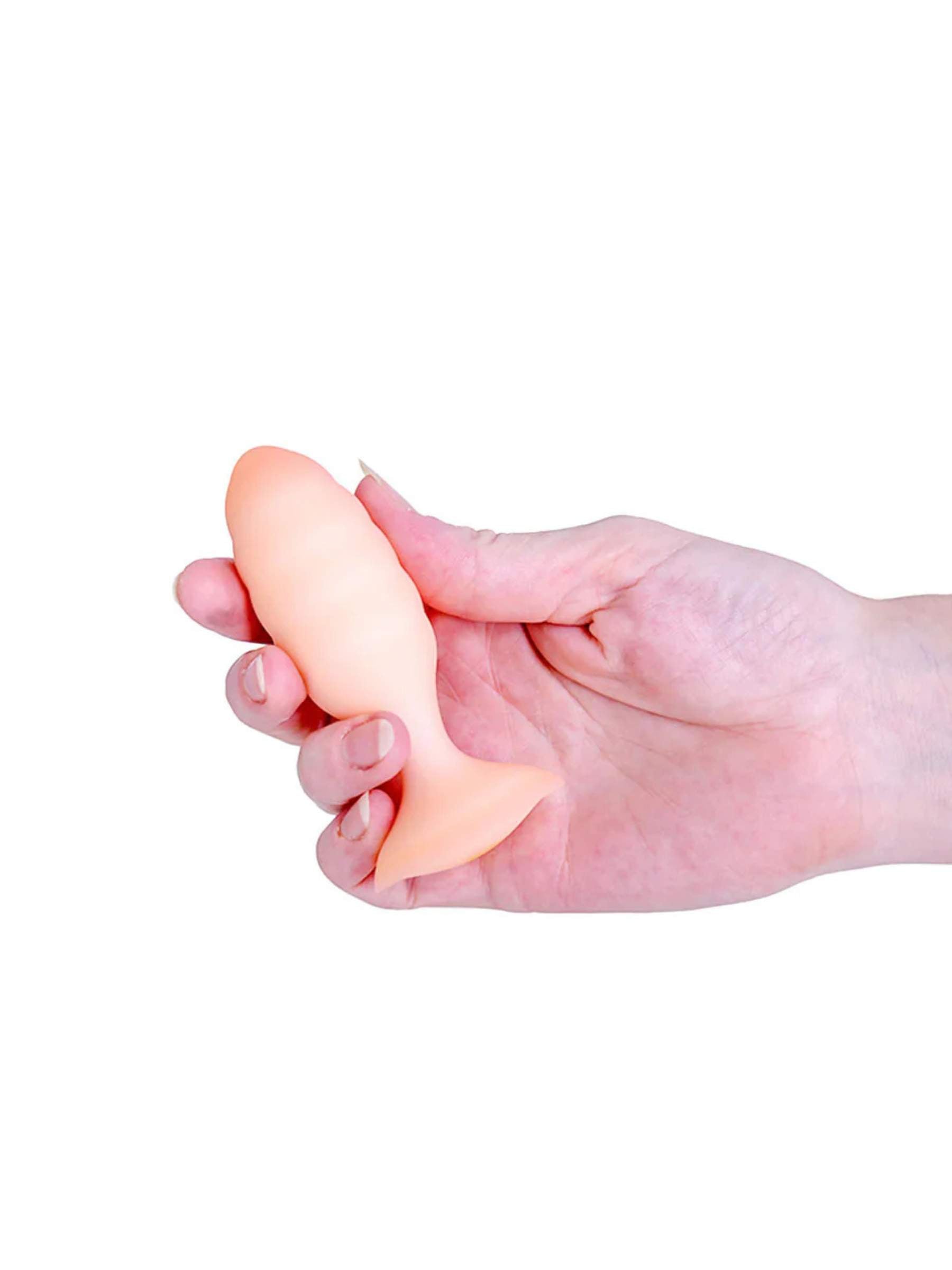 Swan Softies 4inch Dual Layer Silicone Anal Plug - Orange