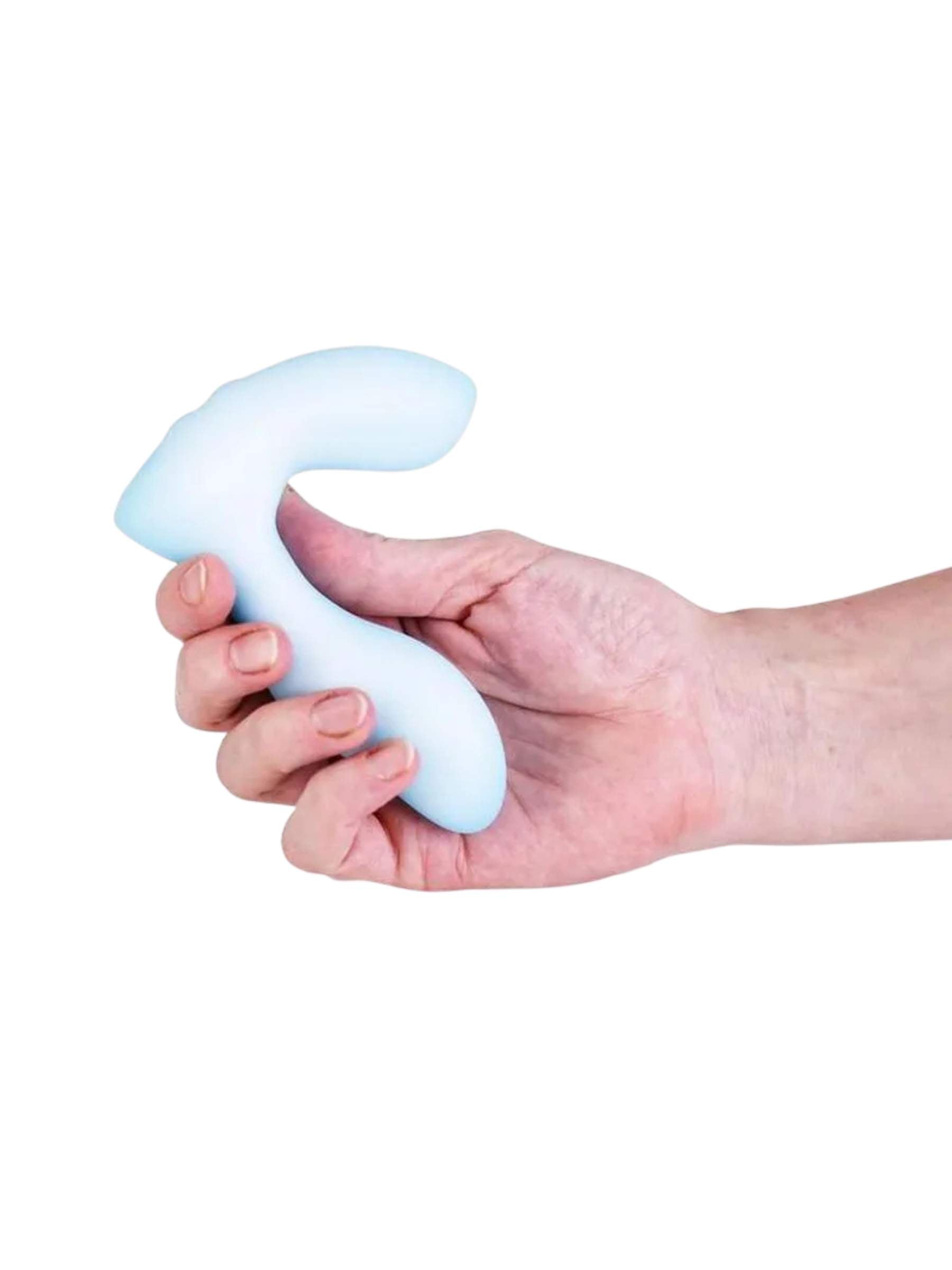 Swan Softies Silicone Vibrator 5 inch - Blue