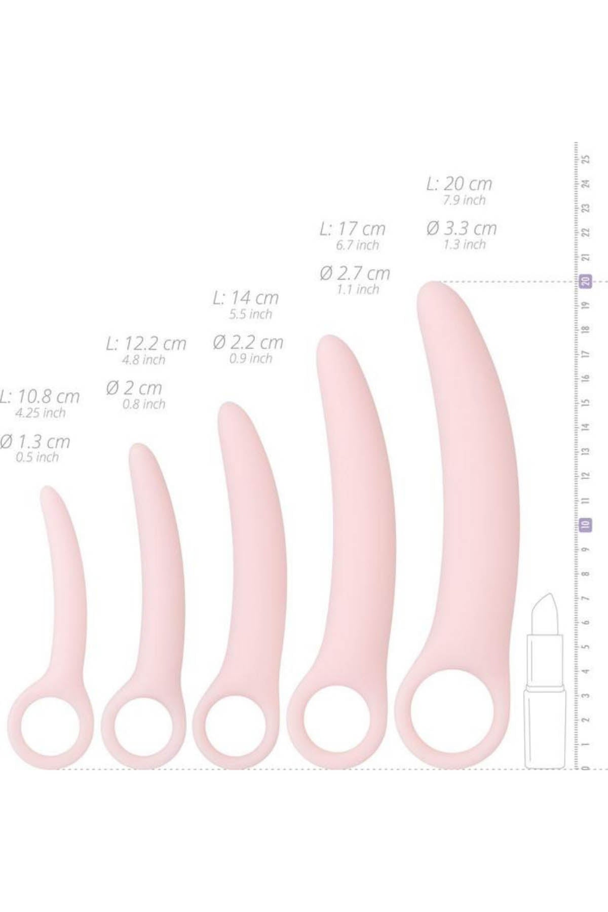 Teazers Silicone Dilator Set