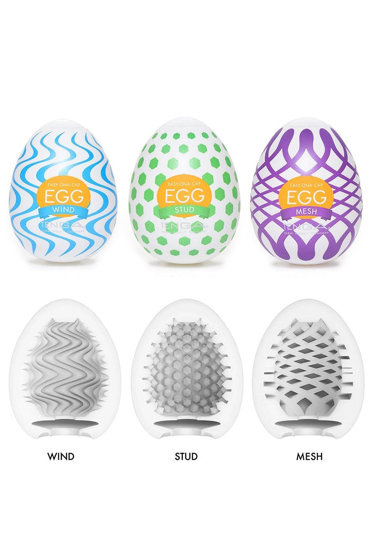 Tenga Egg Wonder - Male Masturbator - 6 Pack