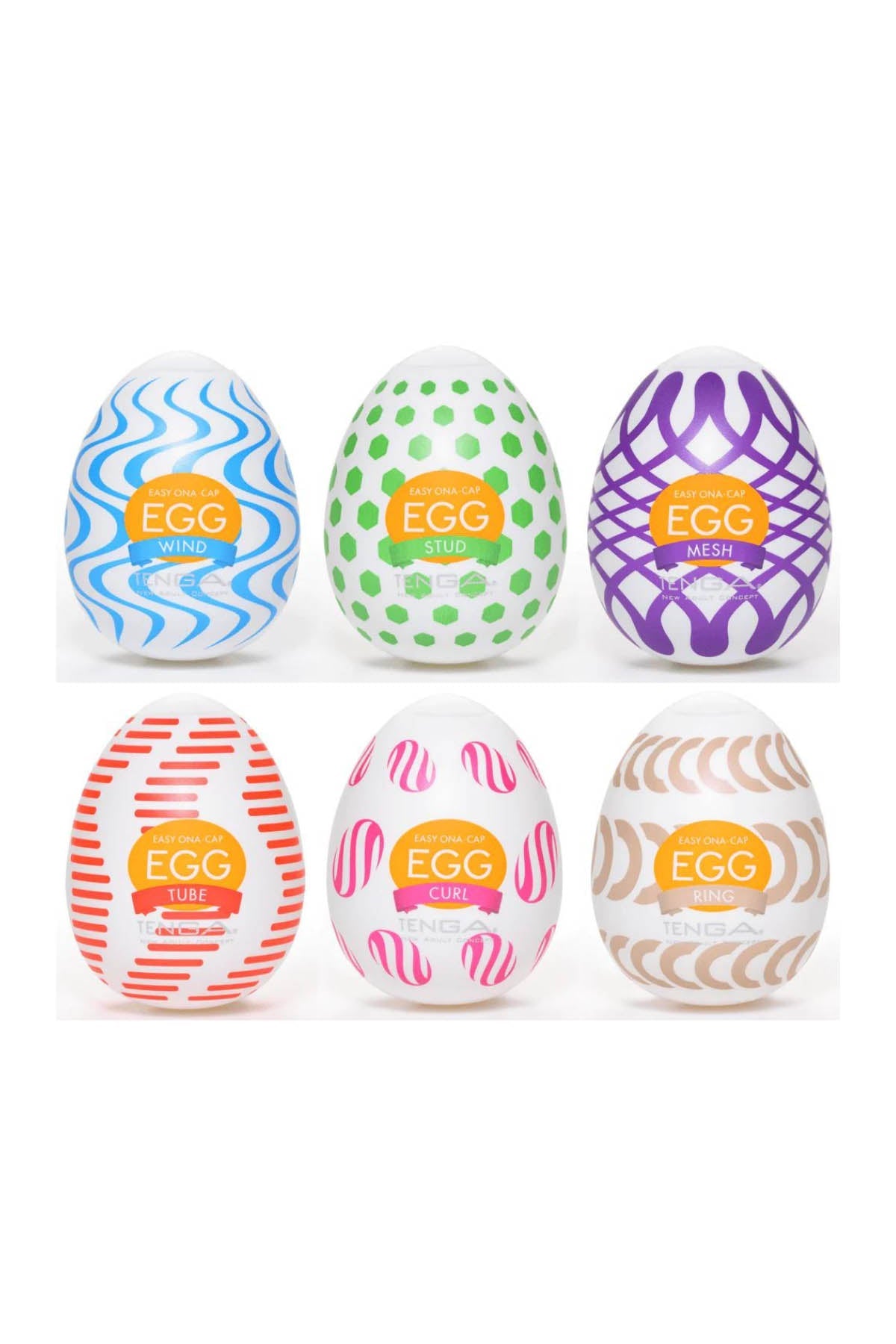 Tenga Egg Wonder - Male Masturbator - 6 Pack