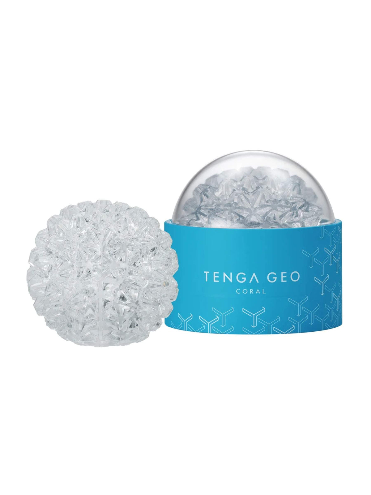Tenga Geo Coral Male Masturbator - Clear