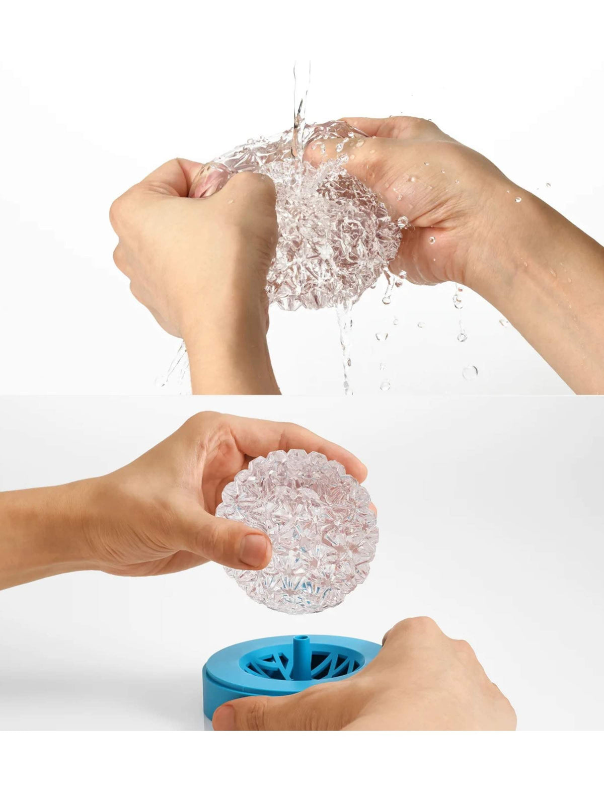 Tenga Geo Coral Male Masturbator - Clear