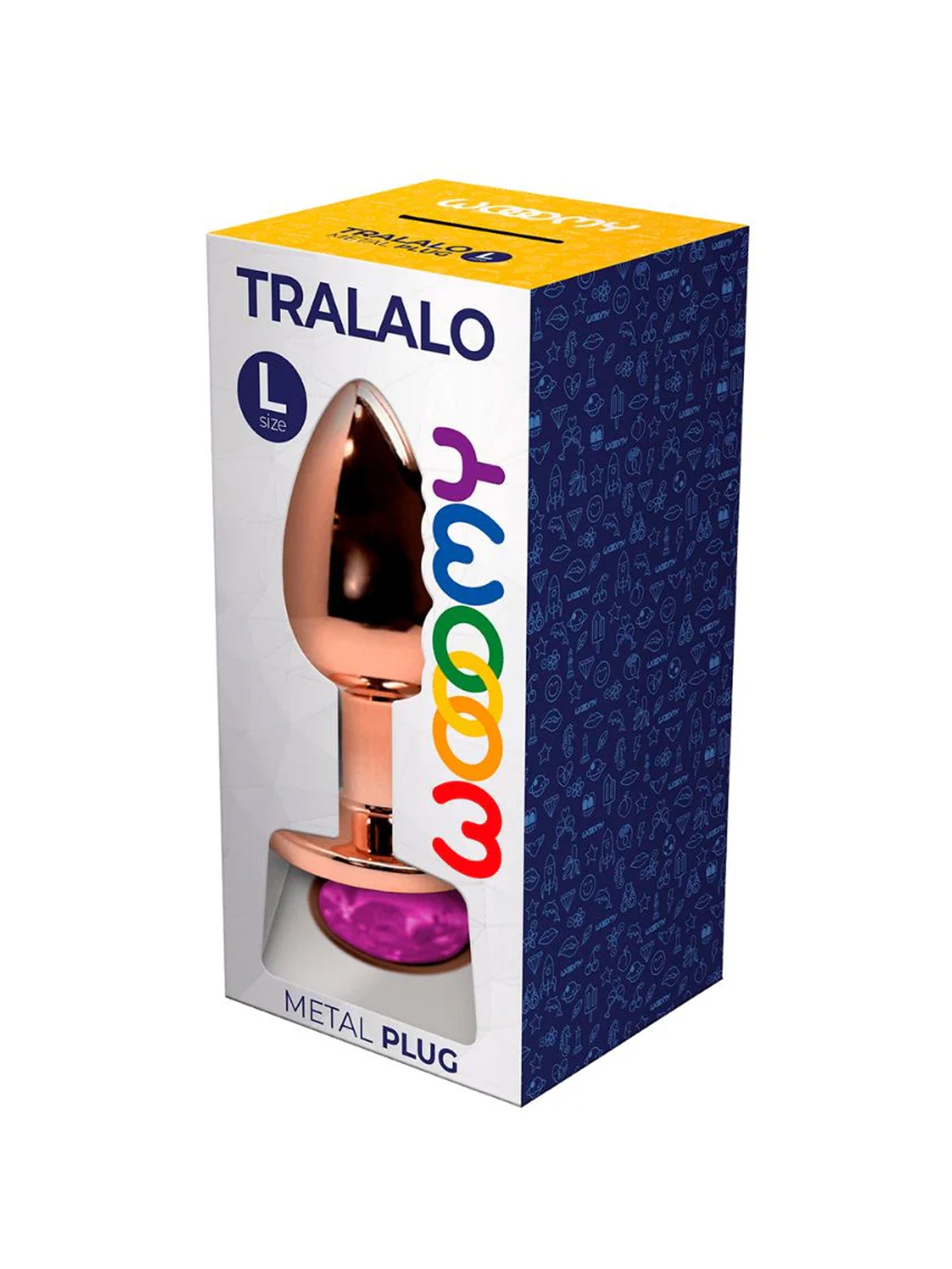 Wooomy Tralalo Metal Plug L - Rose Gold Magenta