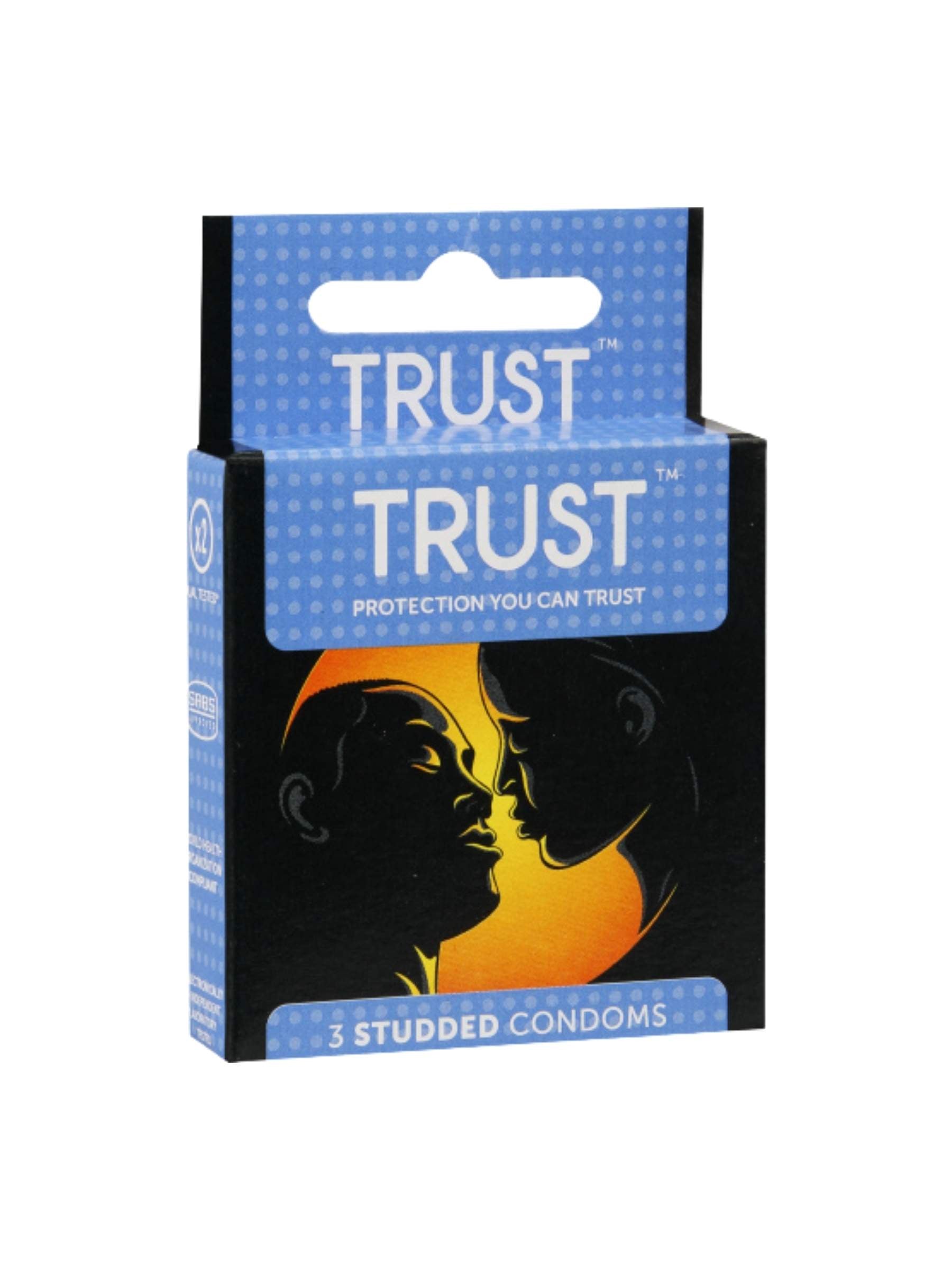 Trust Male Condoms Studded - 3 Pack