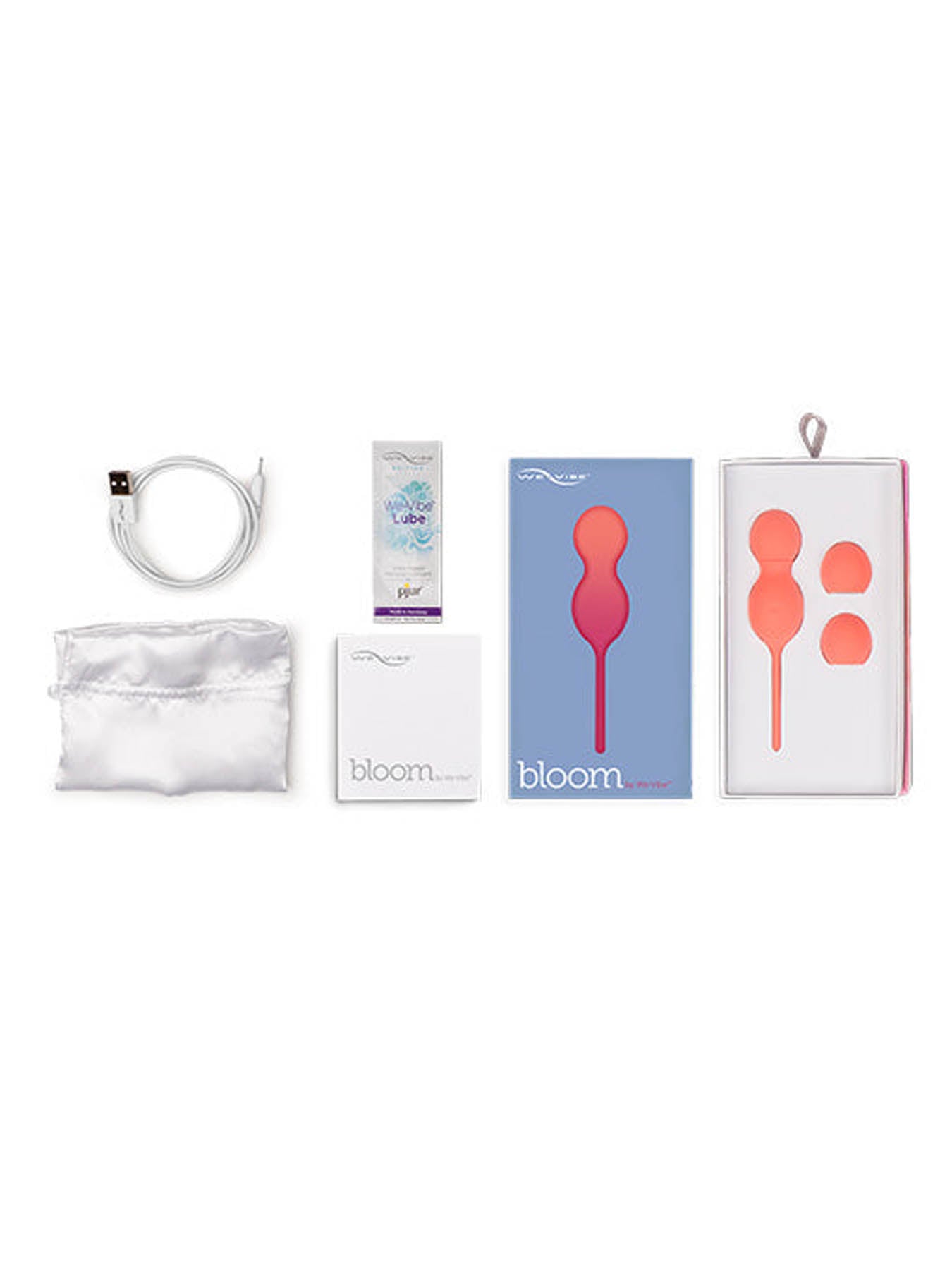 We Vibe Bloom vibrating kegel exercise balls with three progressive weights