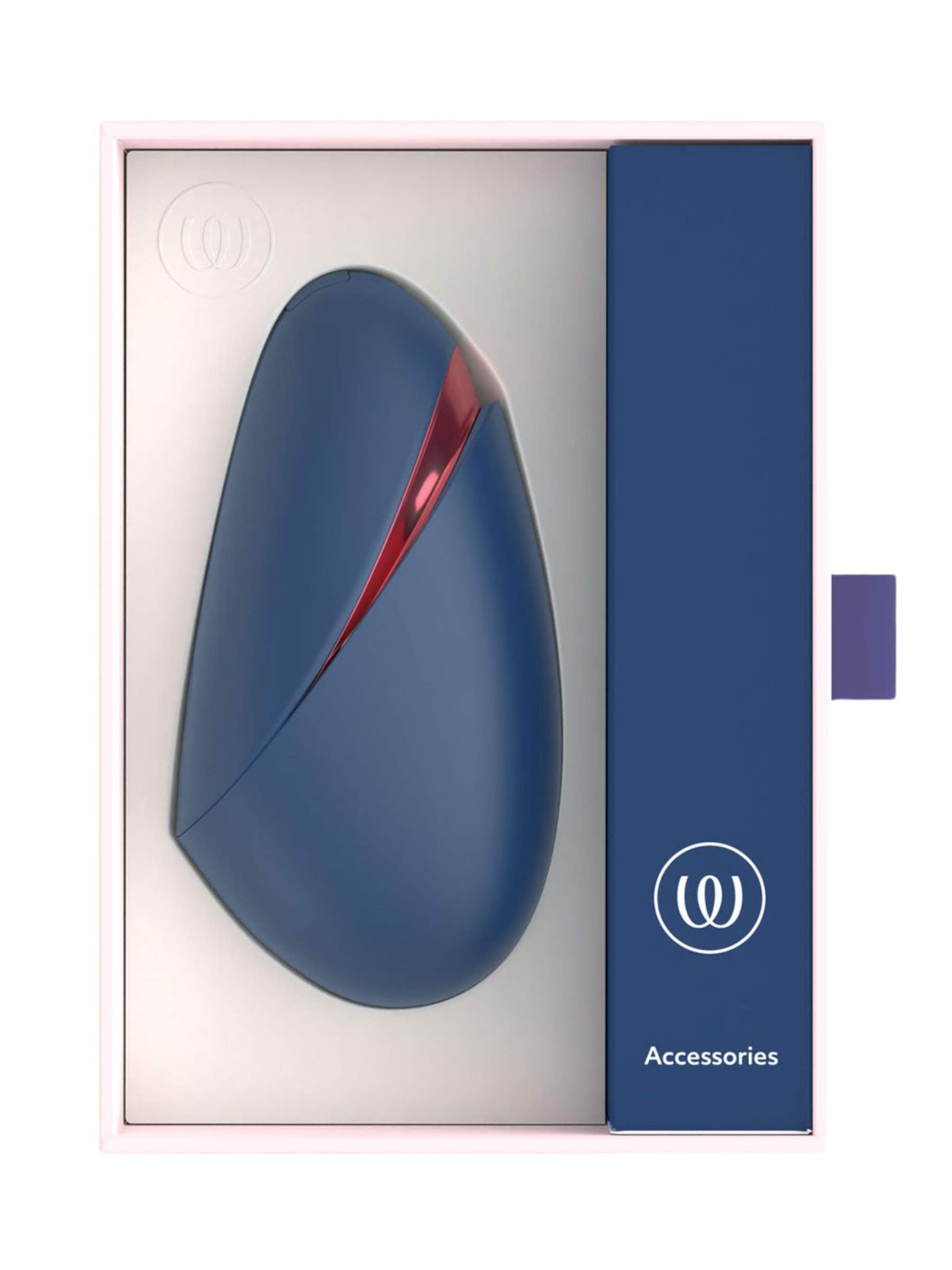 Womanizer Next Liberty Clitoral Stimulator - Blue/Red