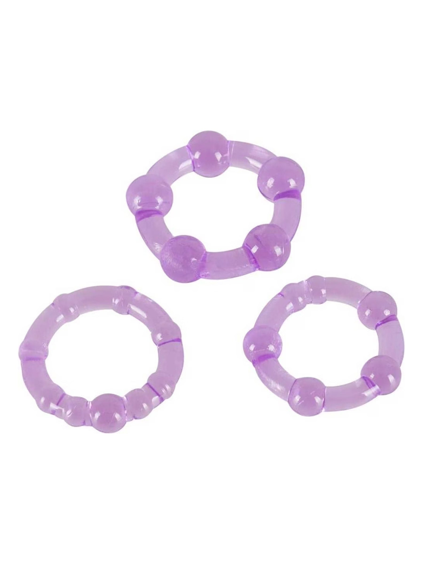 You2Toys Get Hard Cock Rings - Purple
