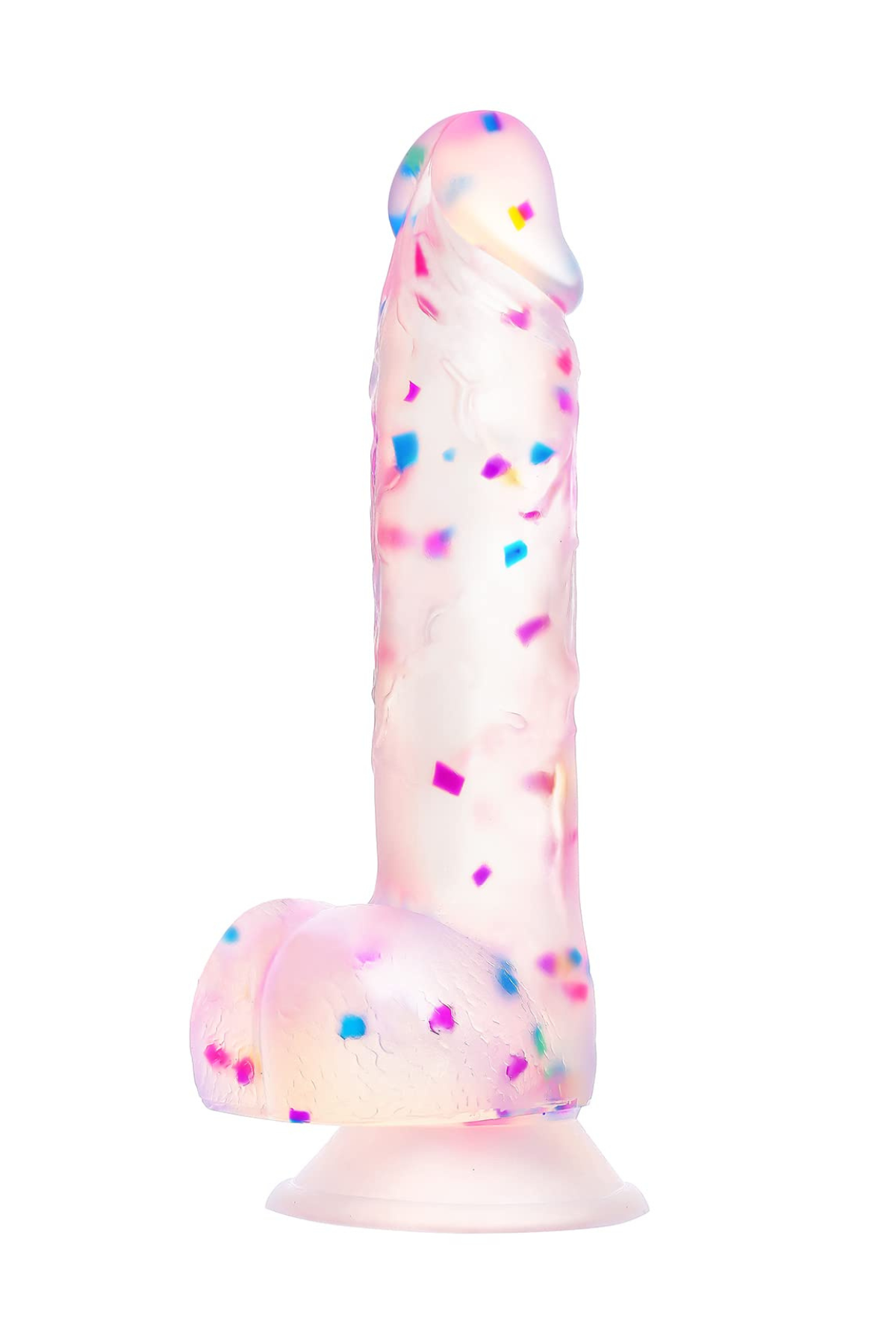 Party Marty 7.5 Inch Confetti Dildo | Swan Addiction