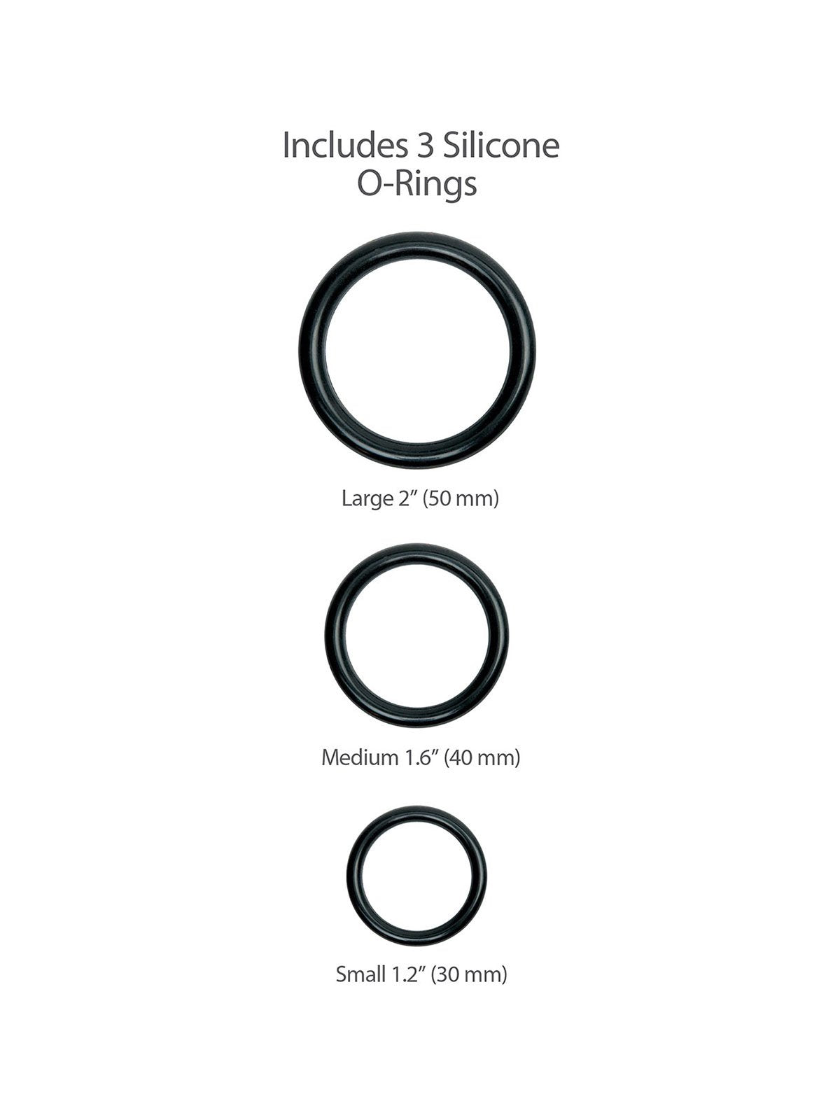 King Cock Harness Ring Sizes