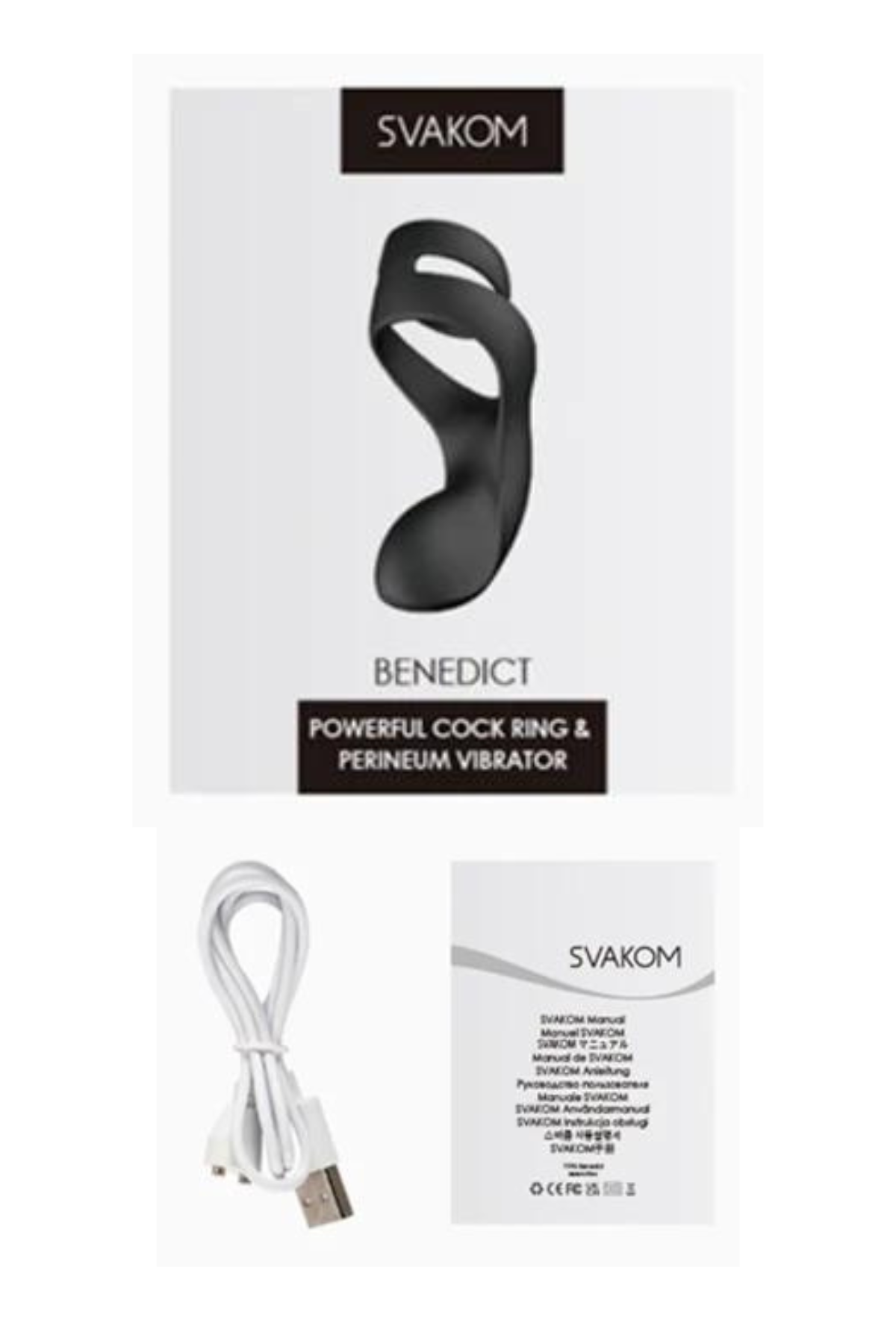 SVAKOM Benedict Cock Ring | Perineum Stimulator Box