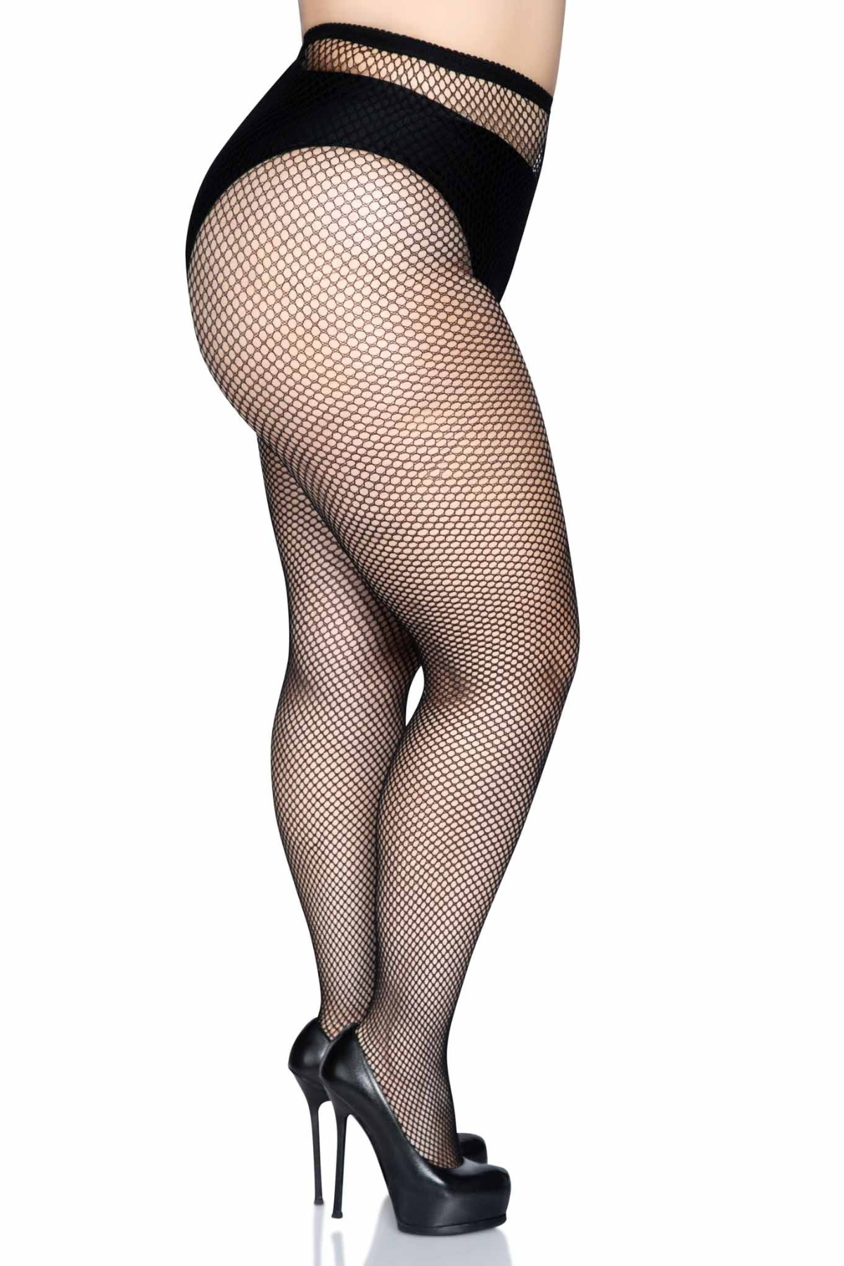 Plus Size | Fishnet Pantyhose