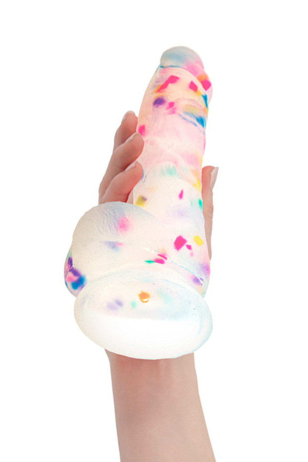 Party Marty 7.5 Inch Confetti Dildo | Swan Addiction