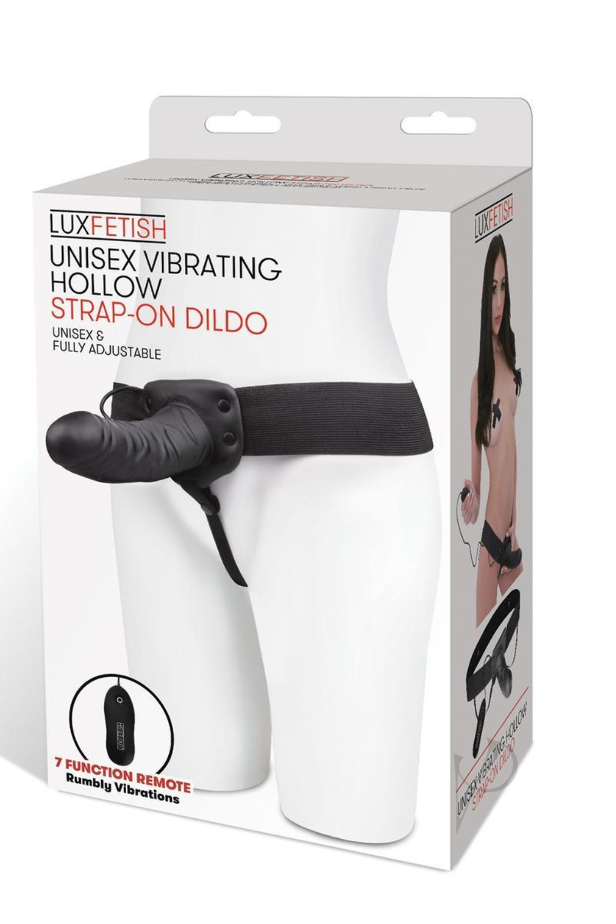 Unisex Vibrating Hollow Strap-On