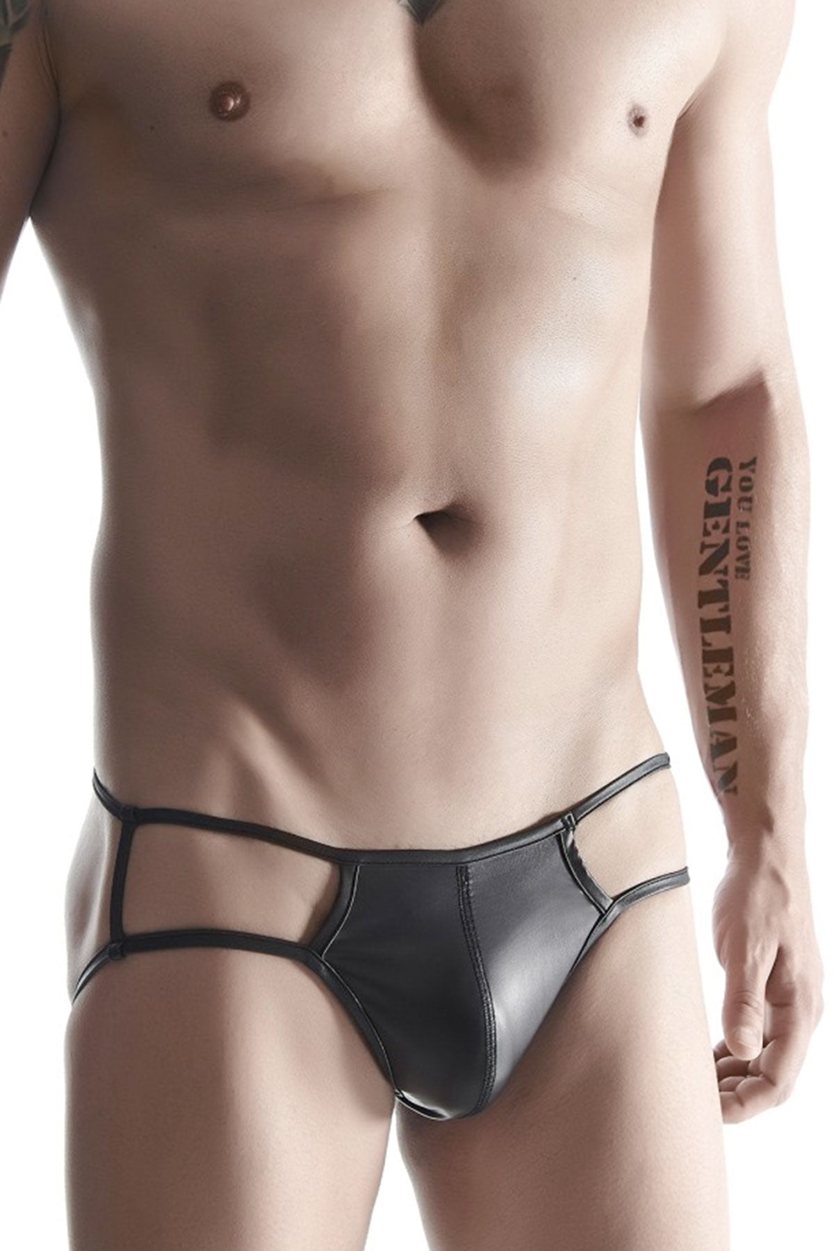  Backless Briefs by CRD Fetish Lingerie Black 