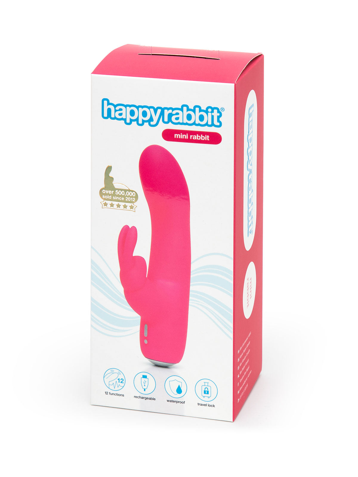 Pink Mini Vibrator by Happy Rabbit Box